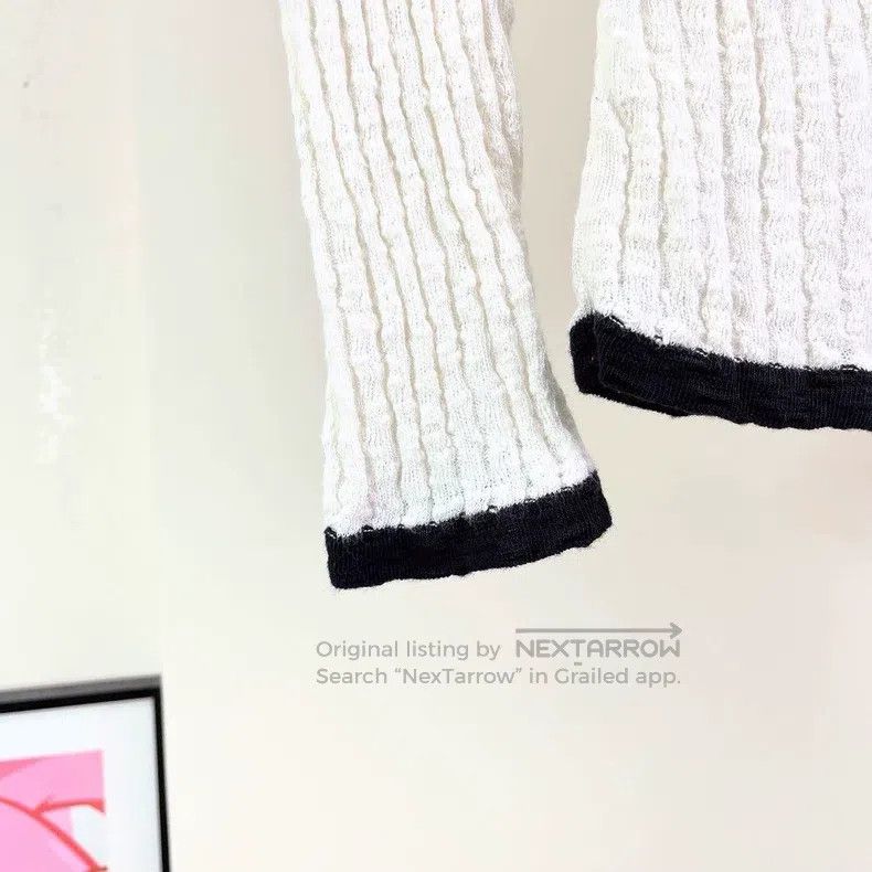 Chanel Chanel Black and white knitted sweater Size XS / US 0-2 / IT 36-38 - 4 Thumbnail