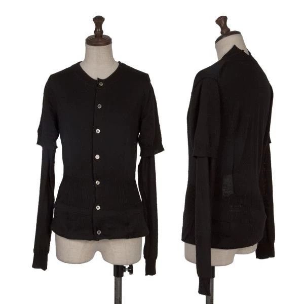 Comme des Garcons Comme Des Garcons Black Retro Fake Two Piece Jacket Size S / US 4 / IT 40 - 1 Thumbnail