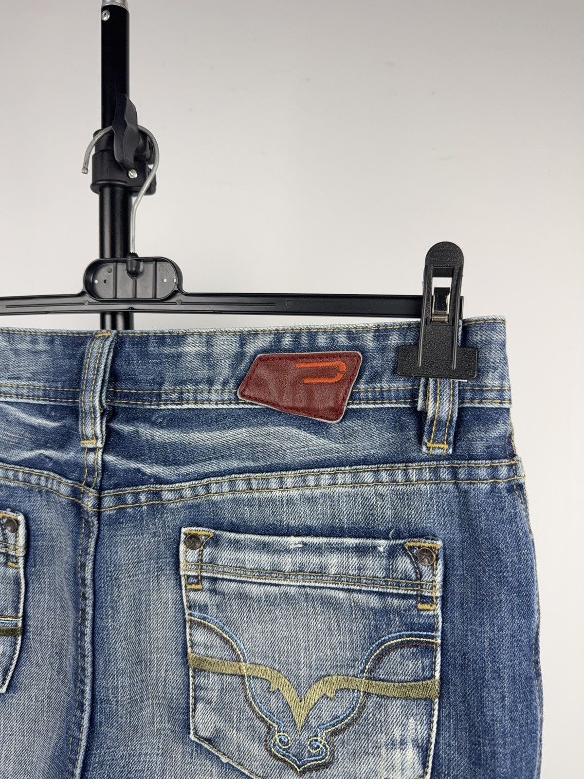 Diesel Luxury Diesel Industry Denim Mini Skirt Y2K Distressed Blue Size 30" / US 8 / IT 44 - 8 Thumbnail