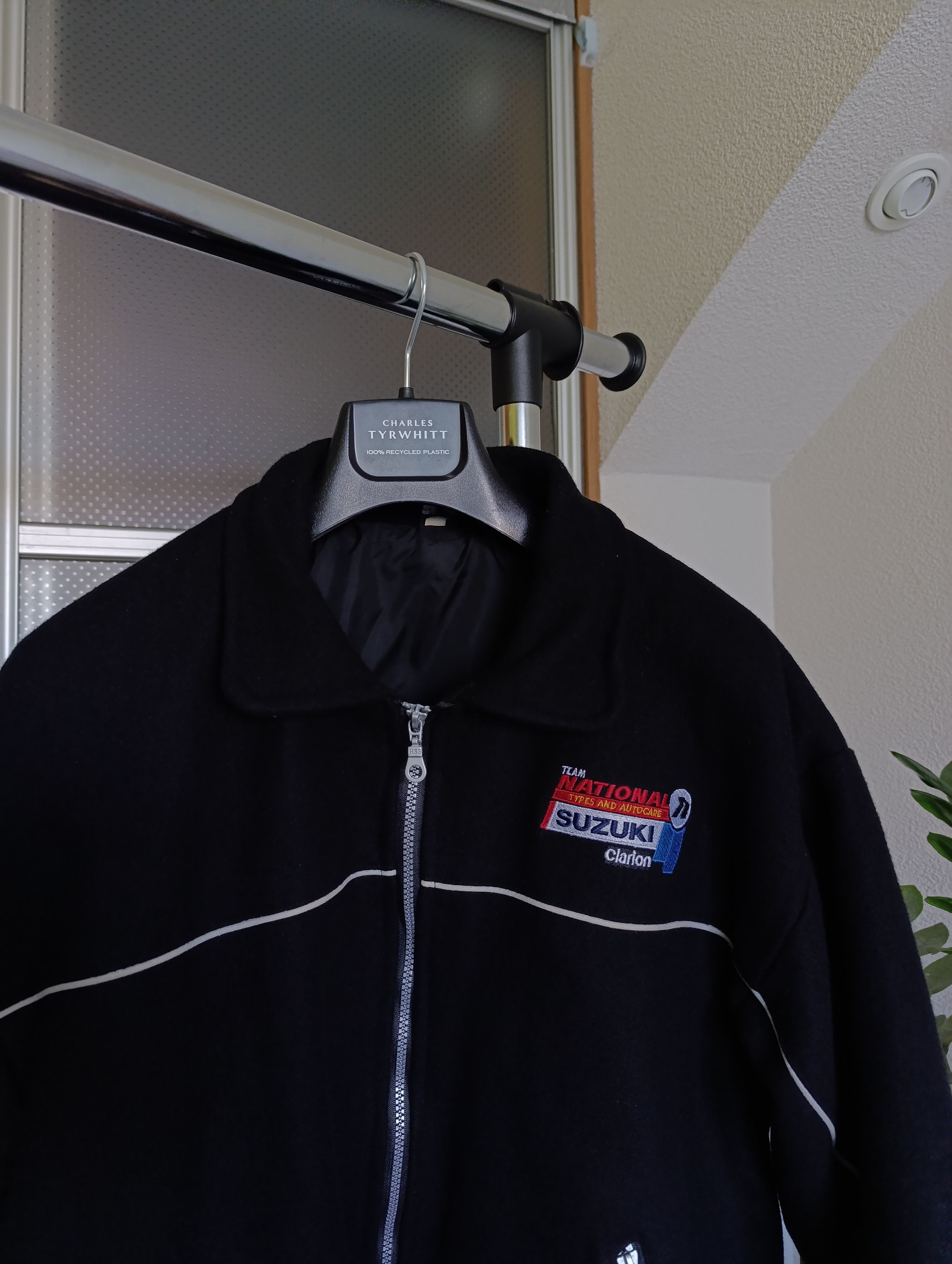 Vintage SUZUKI MENS VINTAGE WOOL RACING BOMBER JACKET Size US M / EU 48-50 / 2 - 8 Thumbnail