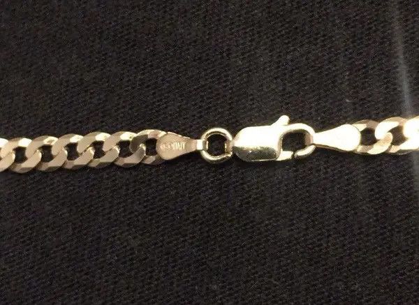 Other Hoshikawa x Rina Gold Chain Cuban 22in 4mm 925 Italy Size ONE SIZE - 4 Thumbnail