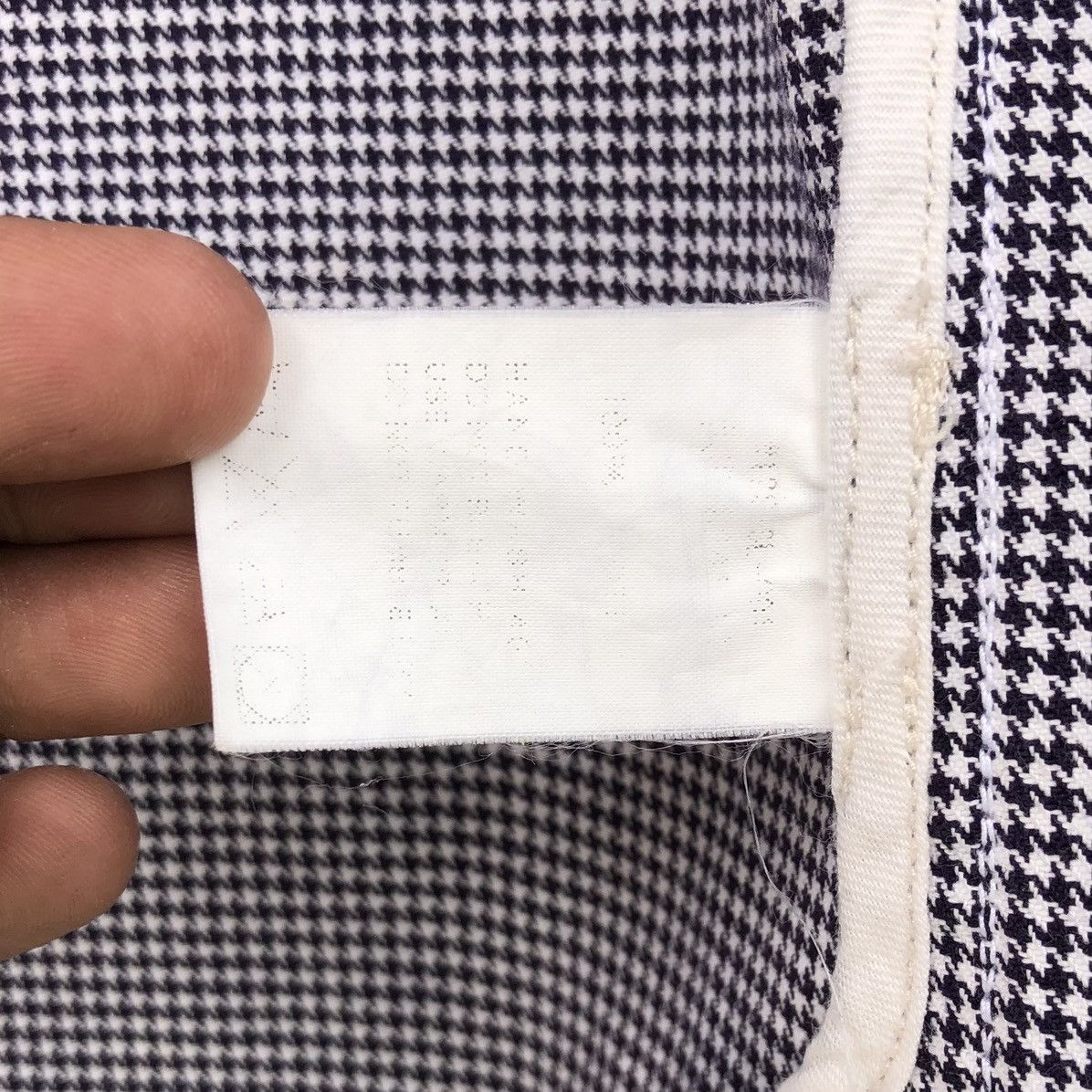 Danton Danton Vetements De Travail Houndstooth Design Jacket Size US S / EU 44-46 / 1 - 12 Thumbnail