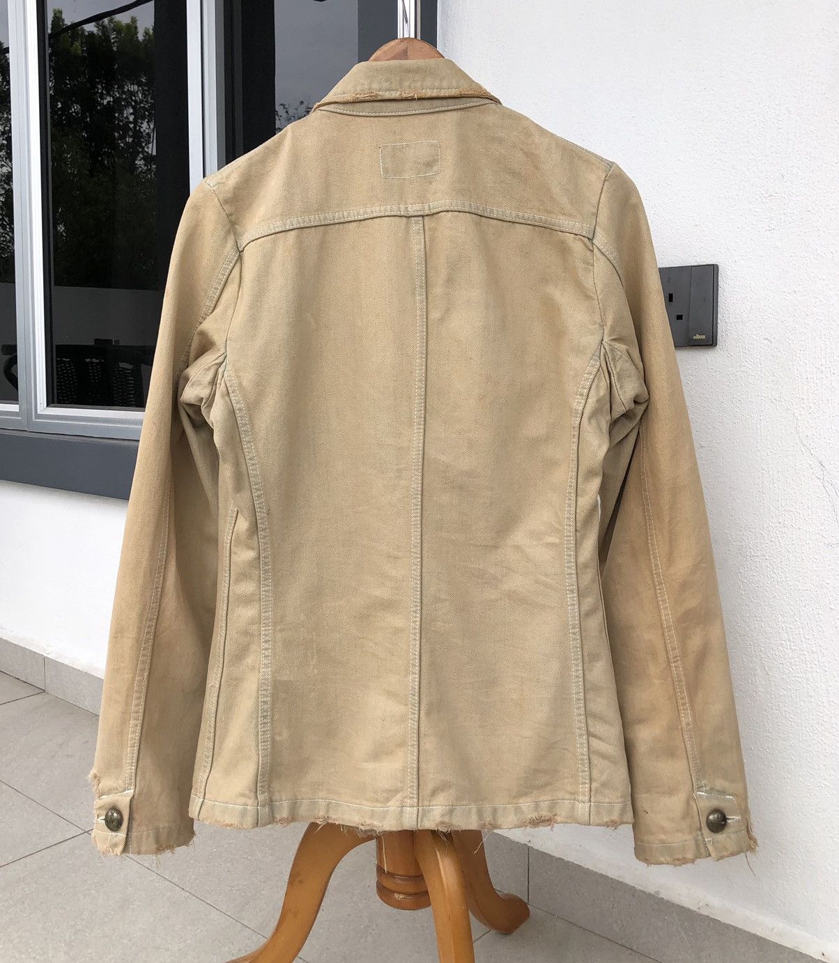 PPFM Vintage PPFM Japanese designer distressed denim jacket Size US M / EU 48-50 / 2 - 3 Thumbnail