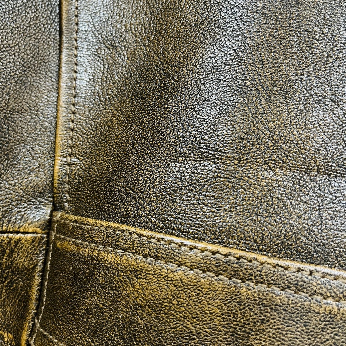 Genuine Leather × John Varvatos JOHN VARVATOS GOAT LEATHER TRENCH COAT ITALY SIZE 52 Size US L / EU 52-54 / 3 - 17 Thumbnail