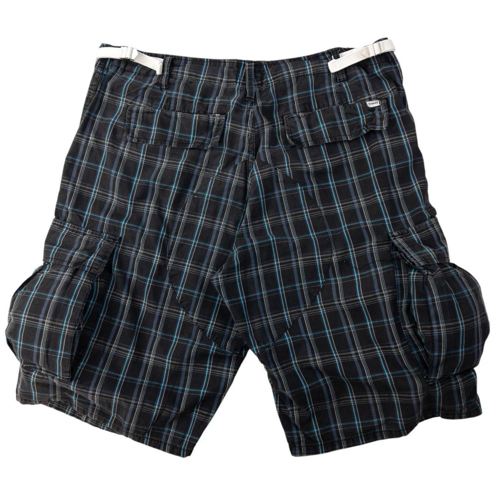 Stussy Vintage Stussy Checked Cargo Shorts Size W35 Size US 34 / EU 50 - 3 Thumbnail