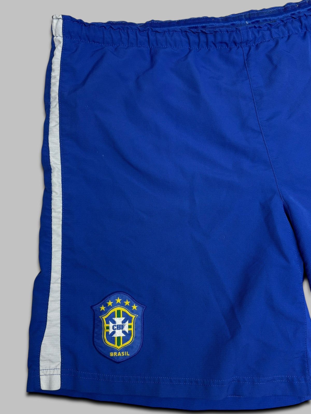 Nike Vintage 2000s Brazil National Team Royal Blue Soccer Shorts Size US 34 / EU 50 - 5 Thumbnail
