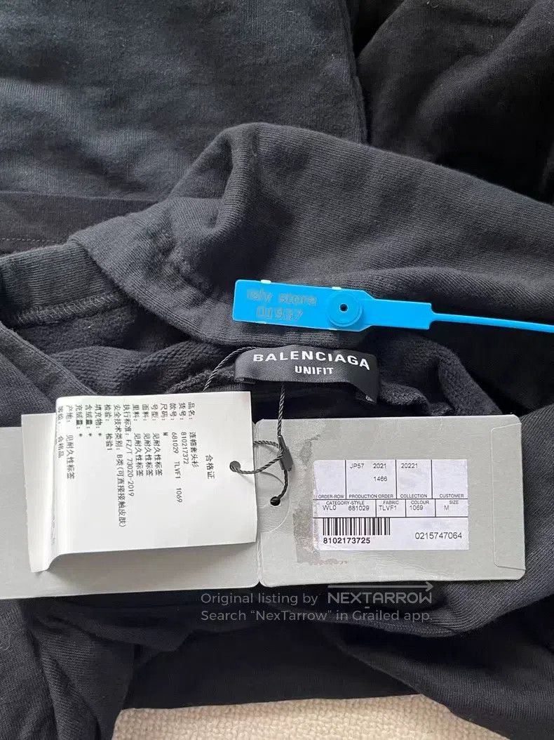 Balenciaga Balenciaga Art Painting Printed Double Layer Hooded T-Shir Size US M / EU 48-50 / 2 - 5 Thumbnail