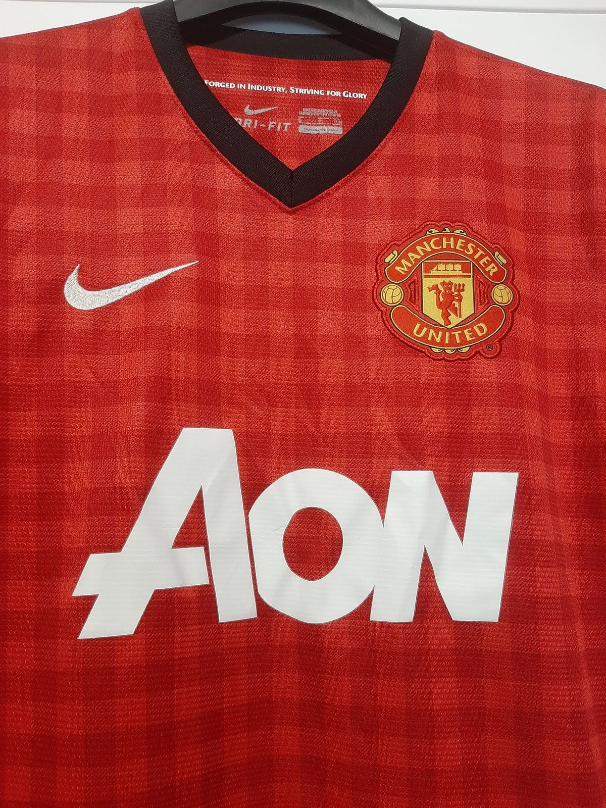 Nike Football soccer Jersey T-shirt Manchester United Man Size US S / EU 44-46 / 1 - 4 Thumbnail