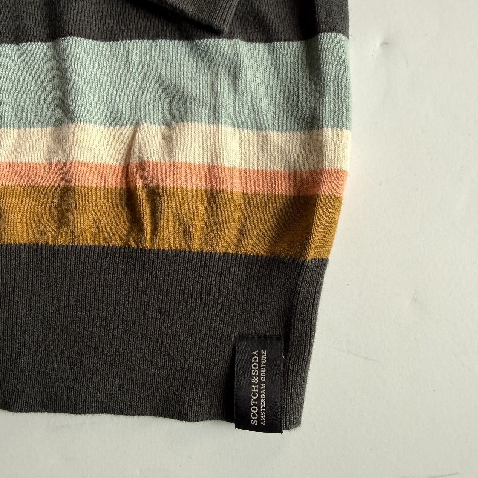 Scotch & Soda Scotch & Soda Knitwear Striped Multi-color Crewneck Sweater Size US M / EU 48-50 / 2 - 2 Thumbnail