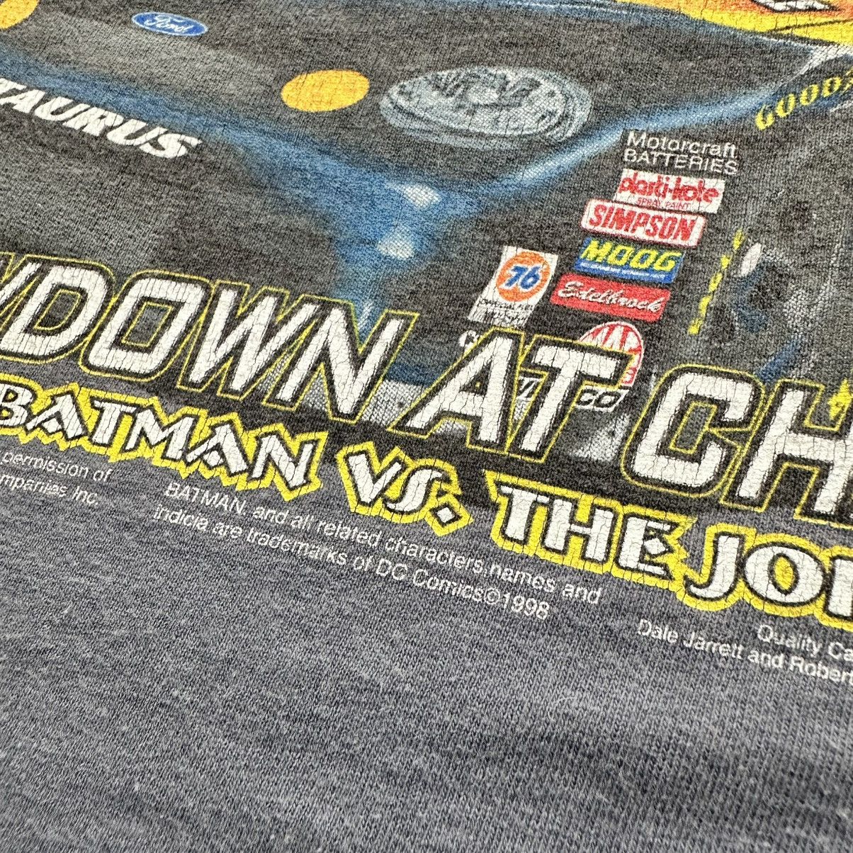 Vintage Vintage 1998 Batman vs The Joker Nascar T-shirt Size US M / EU 48-50 / 2 - 4 Thumbnail