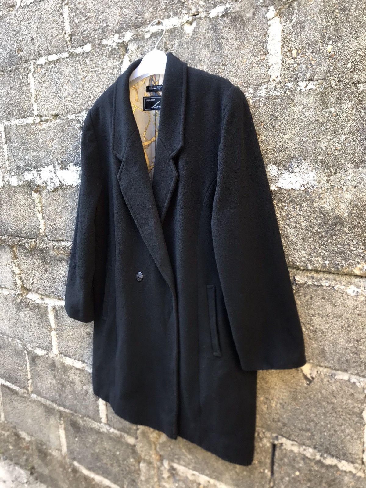 Vintage ⚡️Vintage Lanificio Texco Cashmere & Wool Long Coat Size M / US 6-8 / IT 42-44 - 3 Thumbnail