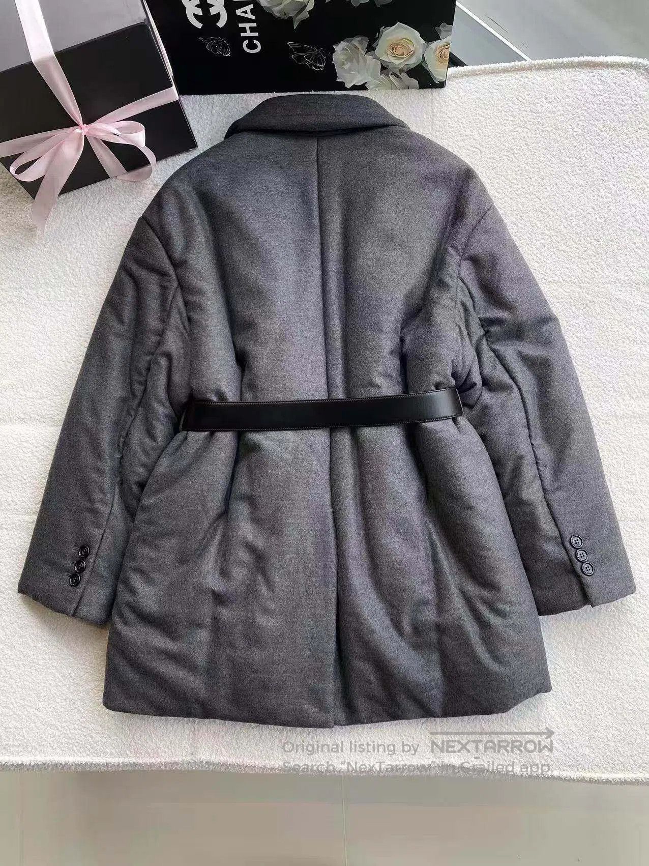 Prada Prada Triangle belt cotton clothes| Size S / US 4 / IT 40 - 3 Thumbnail
