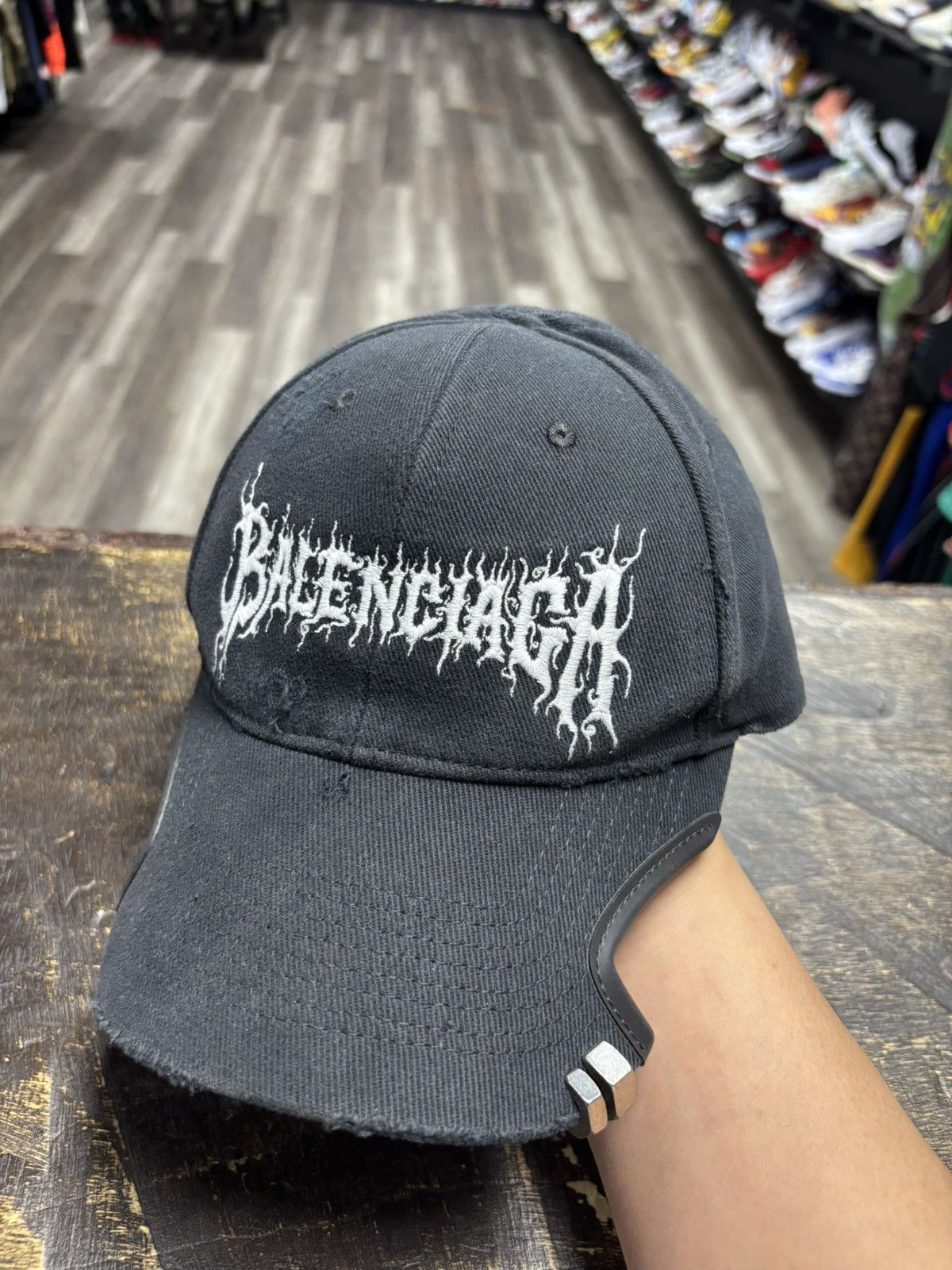 Balenciaga Balenciaga piercing hat | Grailed