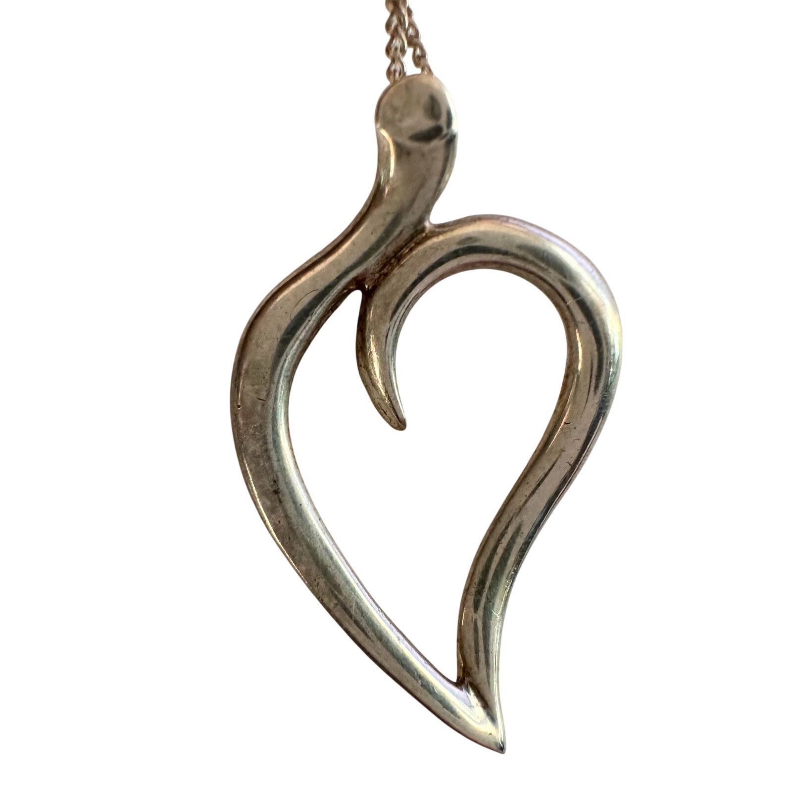 Tiffany & Co. Tiffany & Co Sterlilng Open Leaf Necklace Size ONE SIZE - 12 Thumbnail
