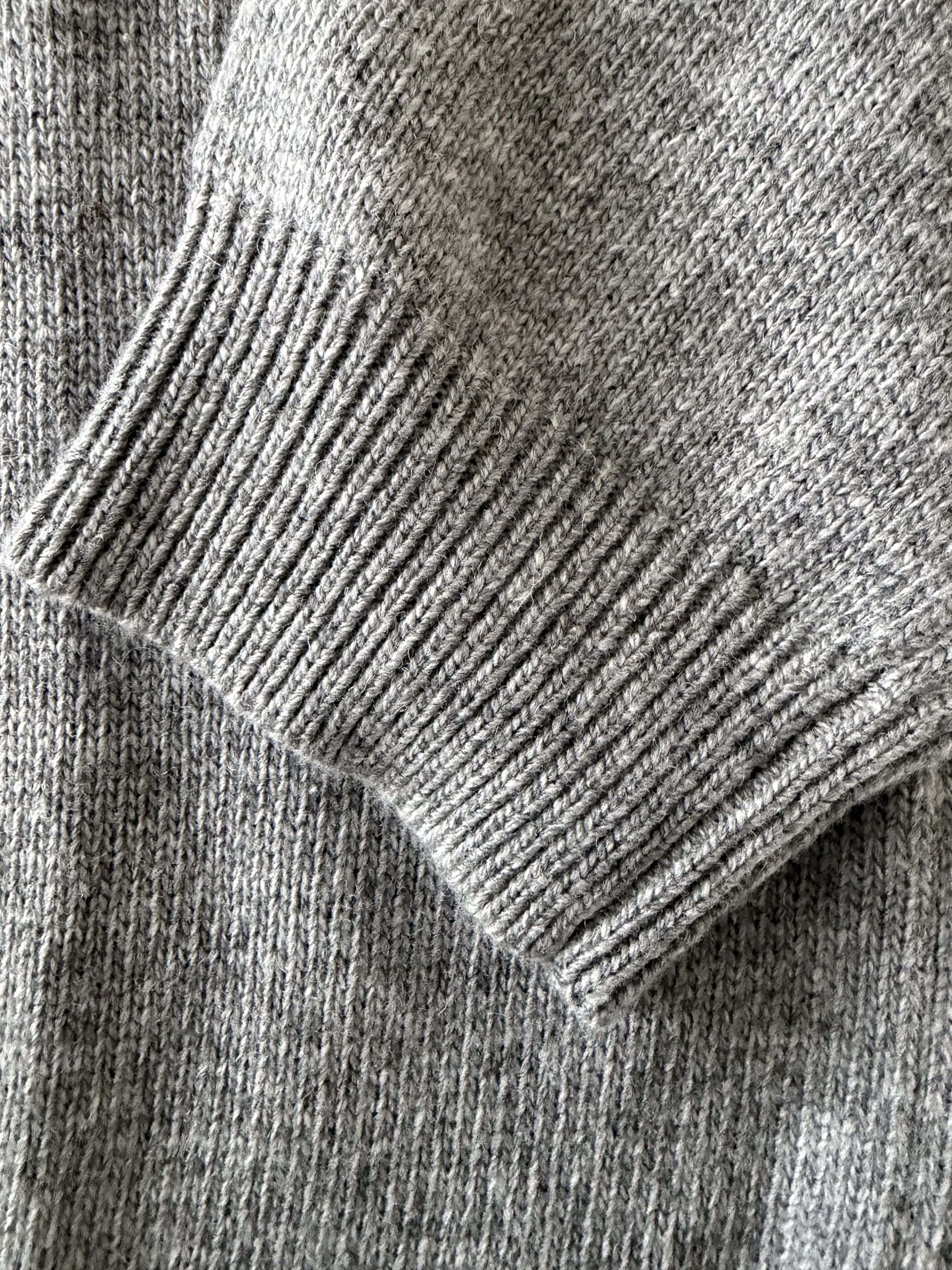 Gucci Gucci Logo Intarsia Wool Sweater – Grey Mélange – Size L Size US L / EU 52-54 / 3 - 5 Thumbnail