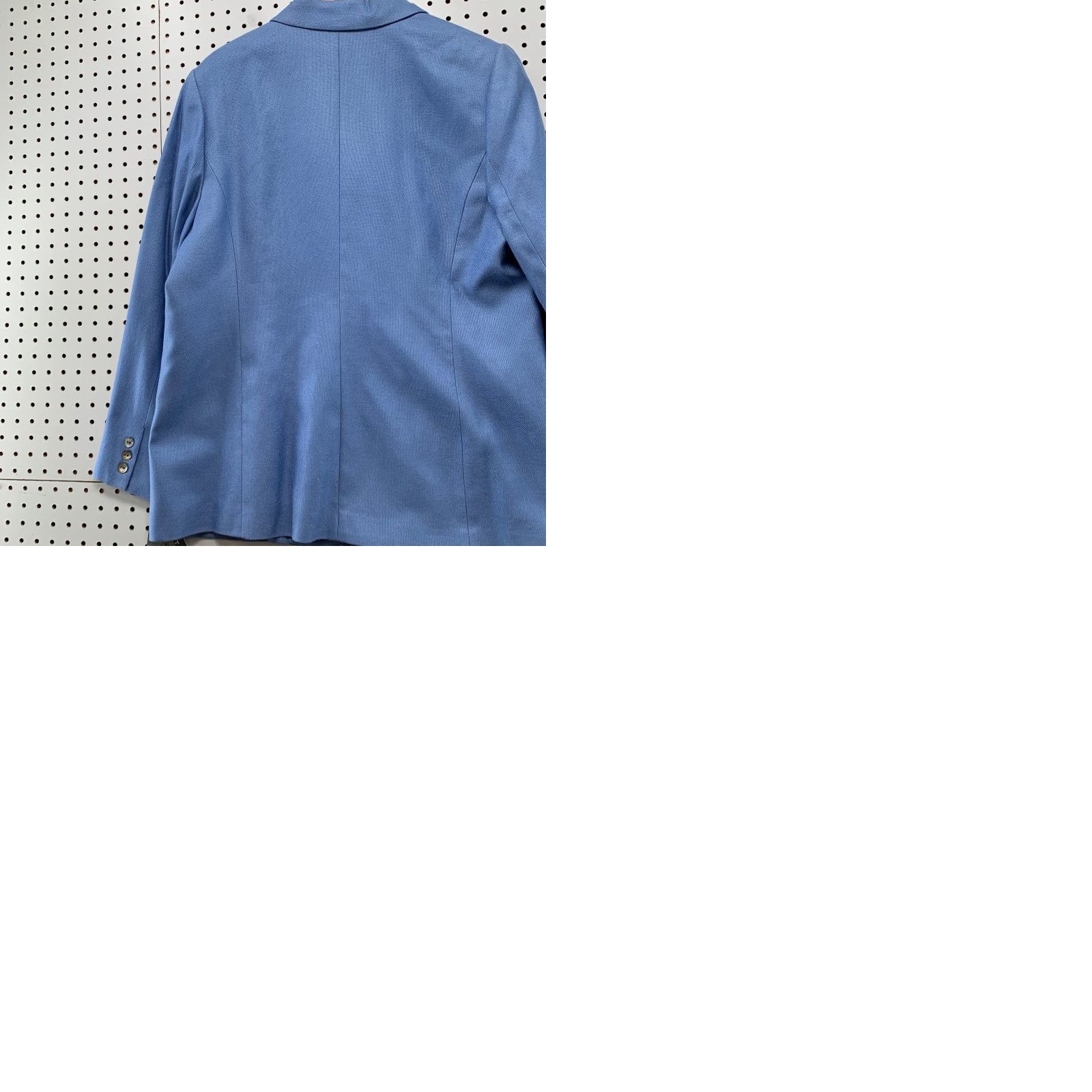 Lord & Taylor LORD & TAYLOR Kate Hill 100% Silk Blazer Womens 16 Blue NWT Work Business Size XXL / US 16-18 / IT 52-54 - 10 Thumbnail