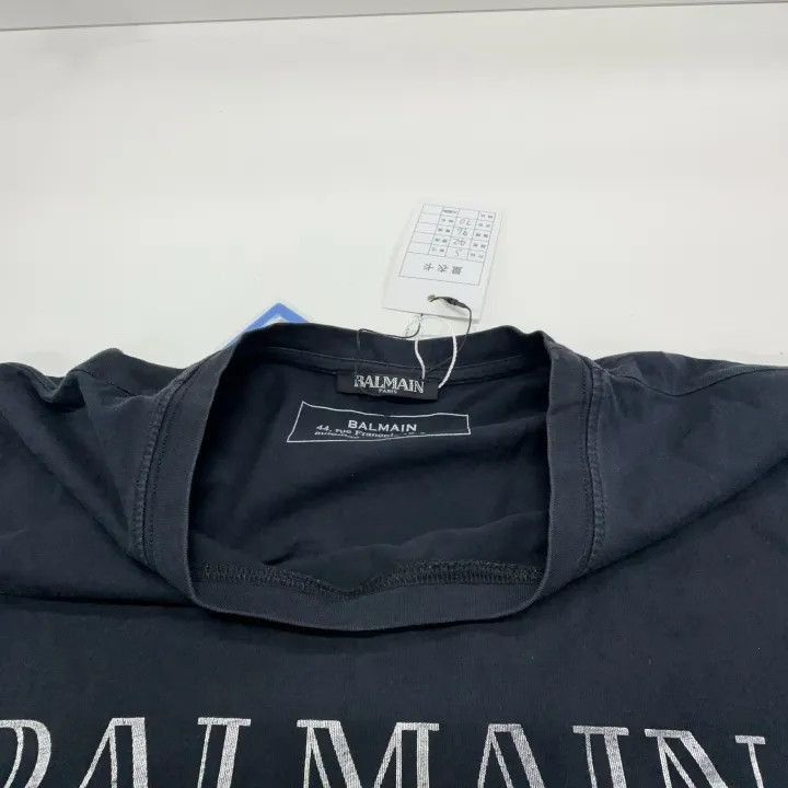 Balmain Balmain Logo Black Short Sleeve T-Shirt -2507 Size US S / EU 44-46 / 1 - 3 Thumbnail
