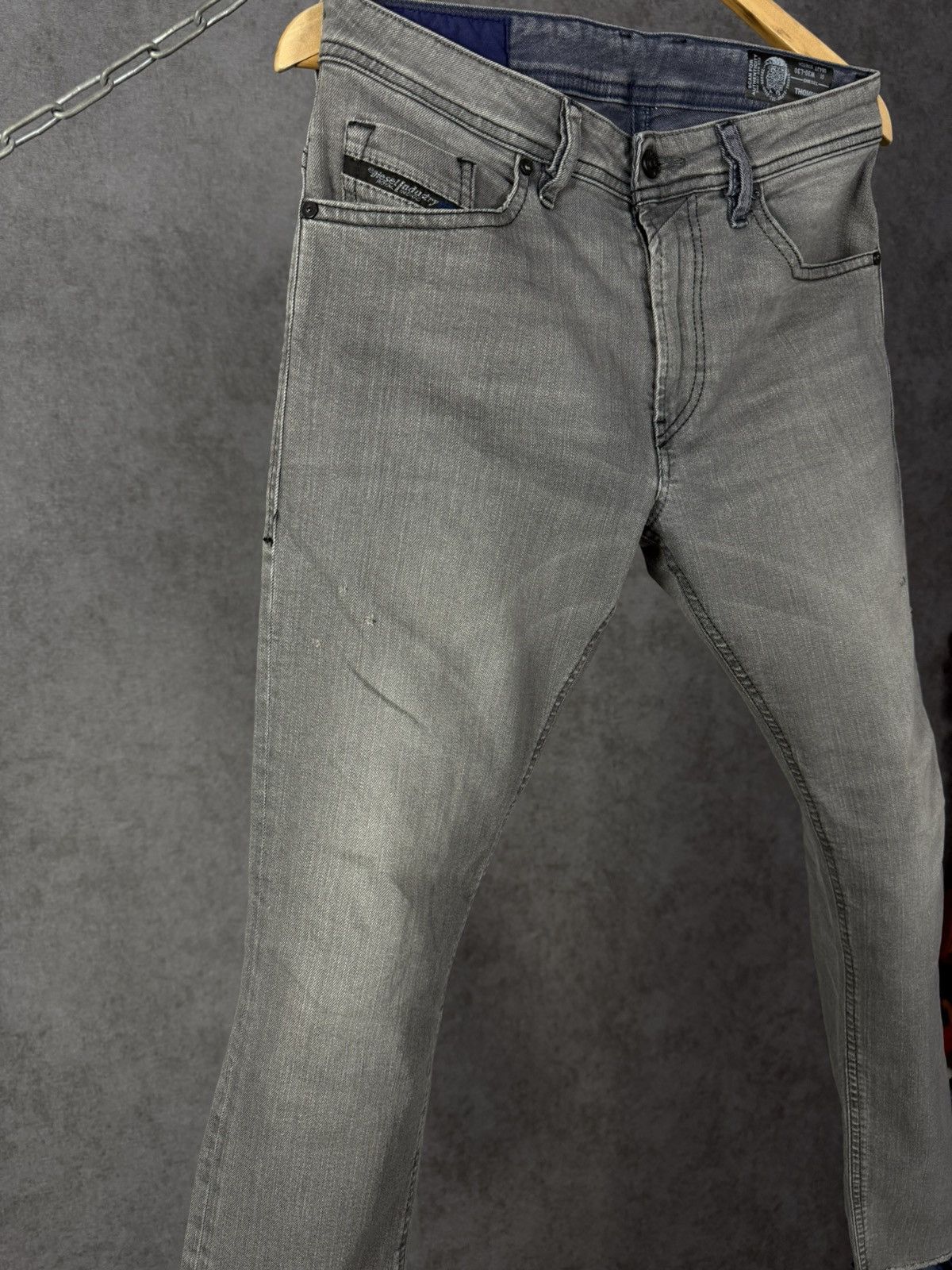 Diesel Diesel Thommer designer distressed denim jeans Size US 30 / EU 46 - 3 Thumbnail