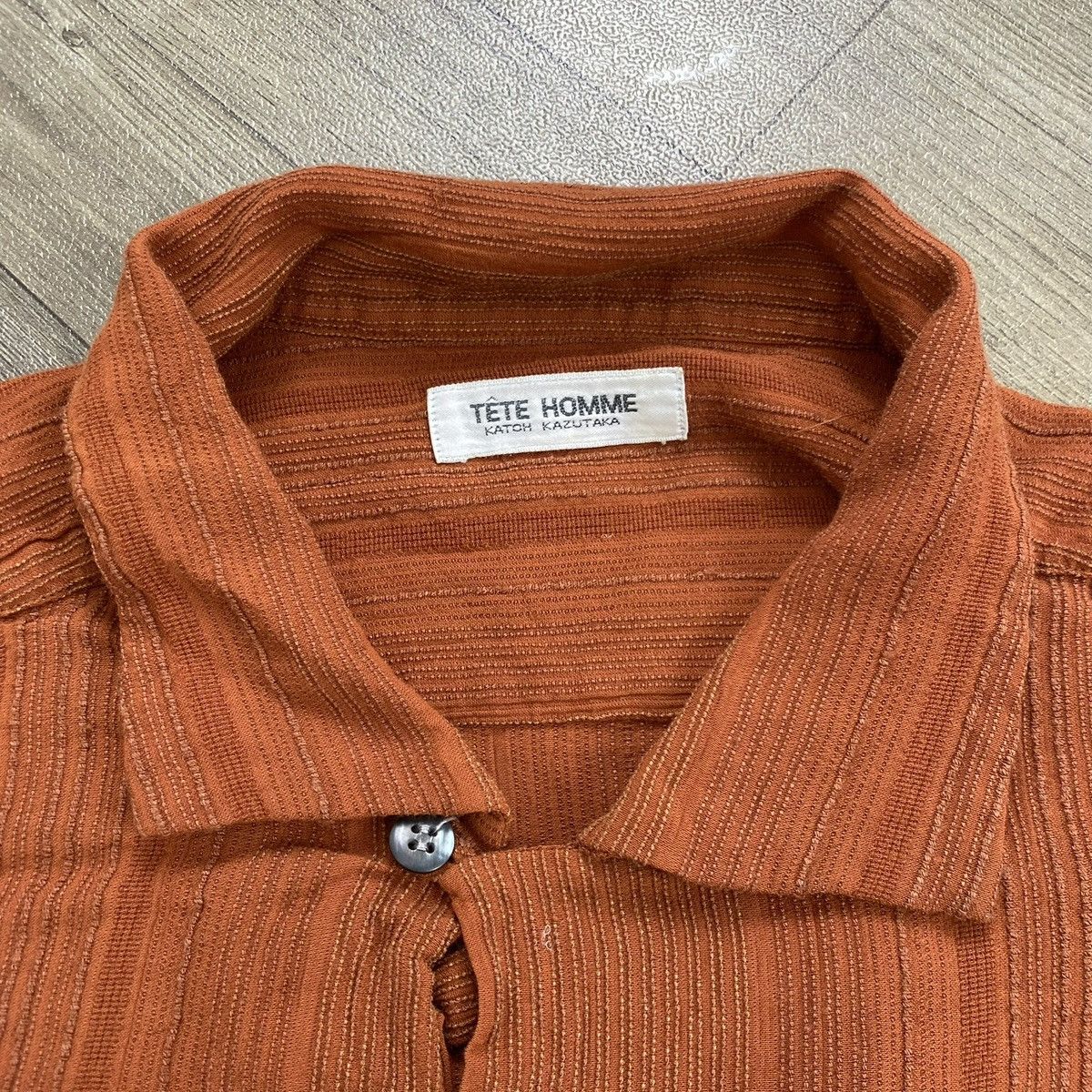 Tete Homme Vintage Tete Homme Katoh Kazukata Issey Miyake Button Shirt Size US L / EU 52-54 / 3 - 5 Thumbnail