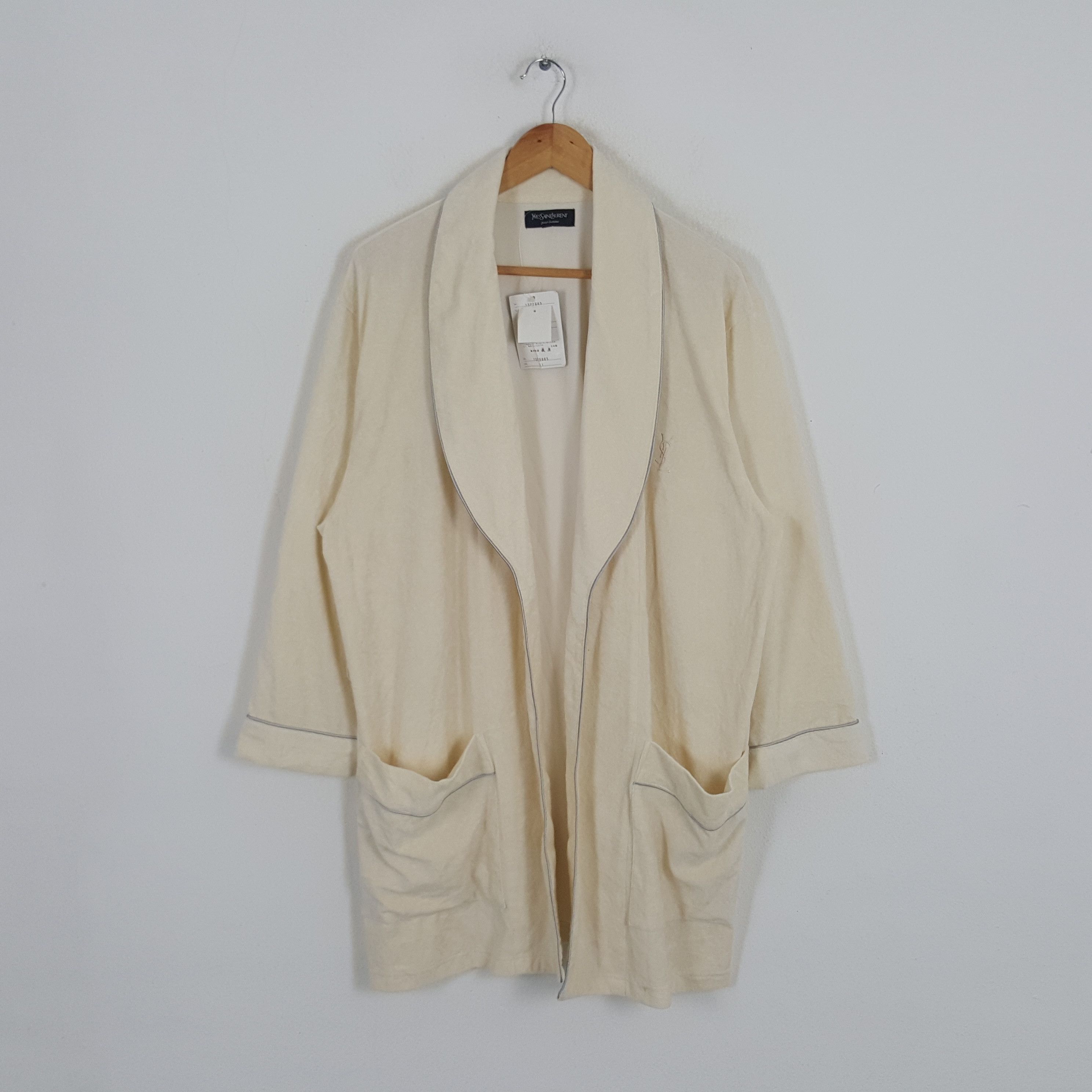 Vintage × Yves Saint Laurent Vintage Yves Saint Laurent Italian Brand Shower Jacket Size US L / EU 52-54 / 3 - 1 Thumbnail