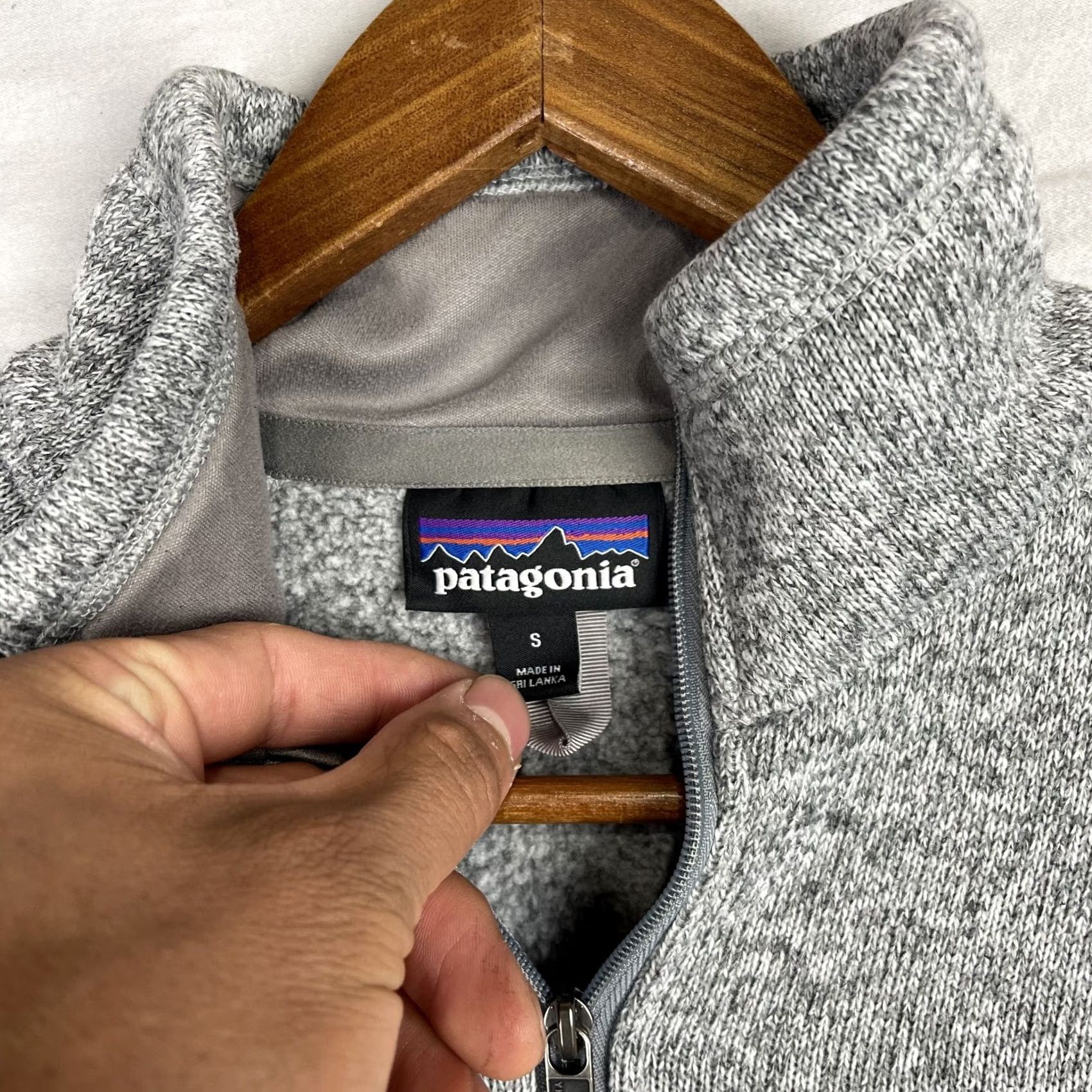 Patagonia Patagonia Better Sweater Womens Small Gray Fleece Outdoor Quarter Zip Knit 25618 Size S / US 4 / IT 40 - 5 Thumbnail