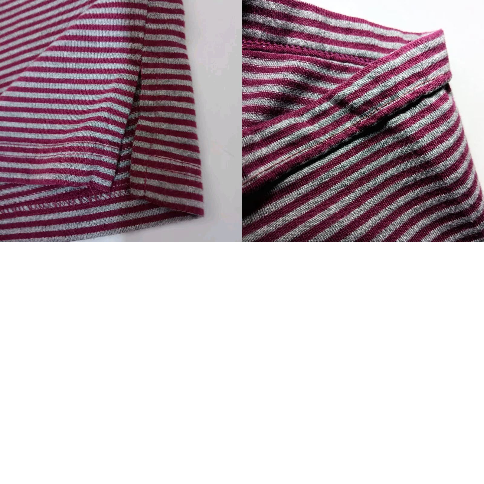 Vintage VINTAGE Bold Spirit Shirt Womens S Pink Gray Crew Neck Short Sleeve Button Knit 1990s Grunge Basic Crest Casual Size S / US 4 / IT 40 - 8 Thumbnail