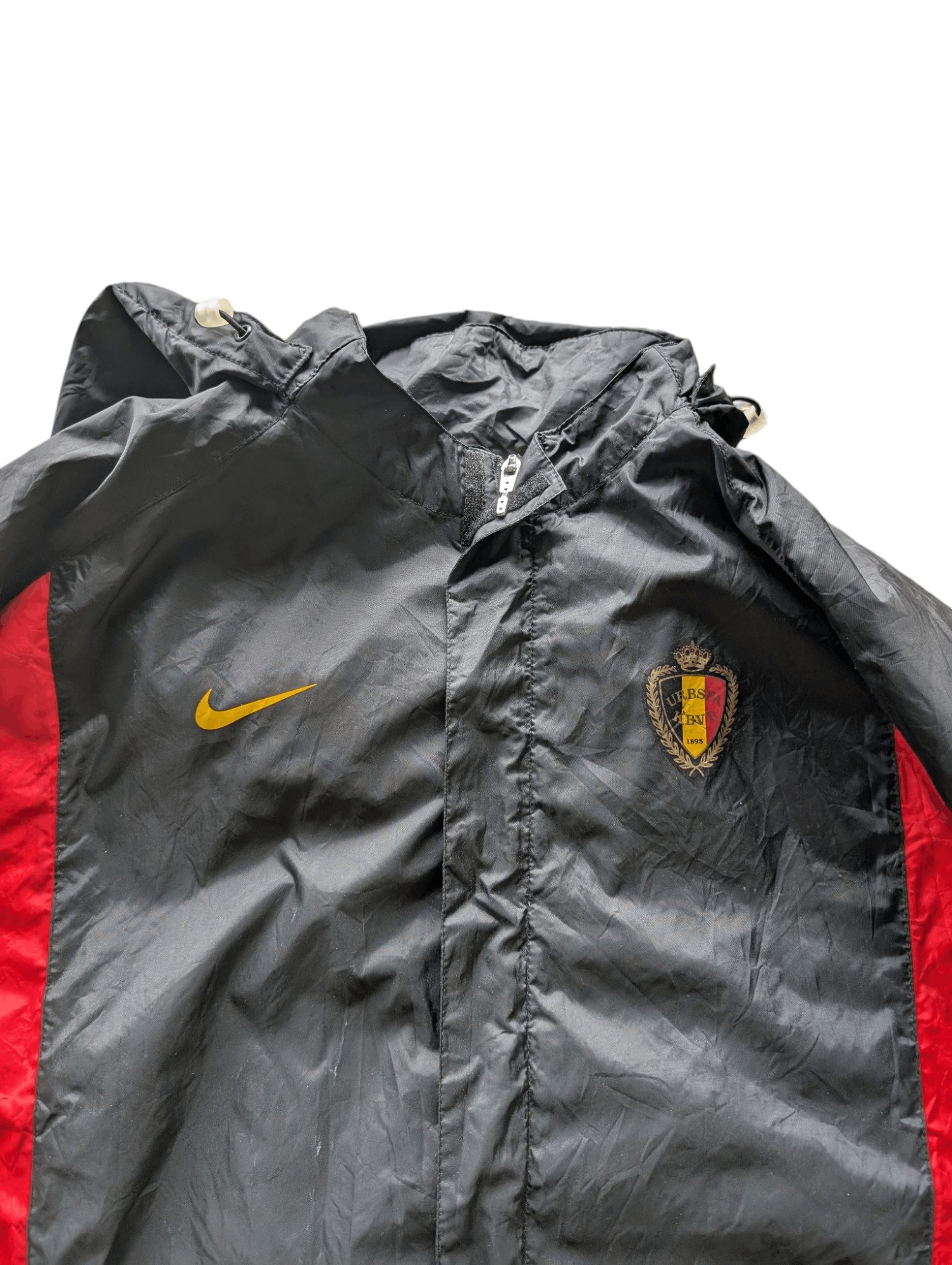Nike Vintage 2002-04 Belgium Football Windbreaker Size US L / EU 52-54 / 3 - 3 Thumbnail
