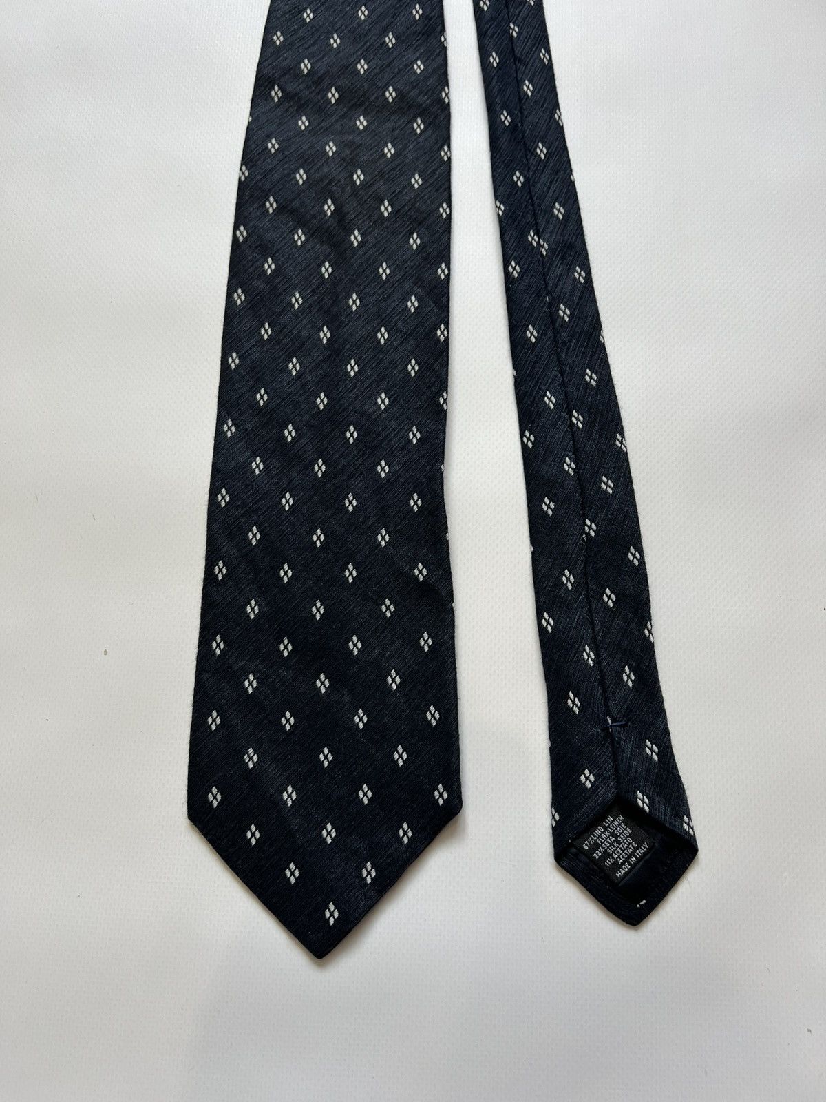 Giorgio Armani Giorgio Armani Geometric Printed Silk Tie Itlay 56" Size ONE SIZE - 2 Thumbnail