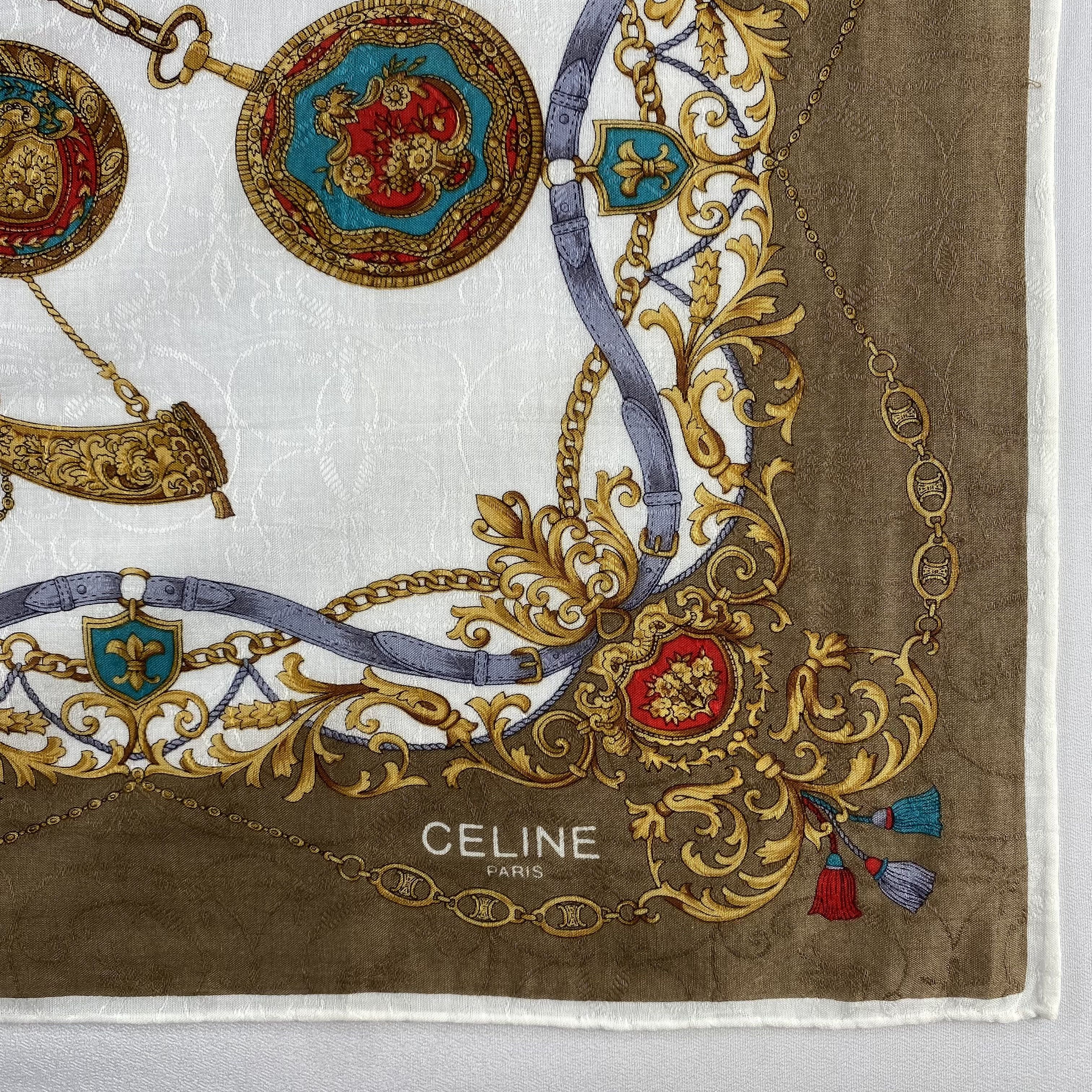 Celine × Vintage Celine Handkerchief / Neckerchief / Bandana-P981 Size ONE SIZE - 3 Thumbnail