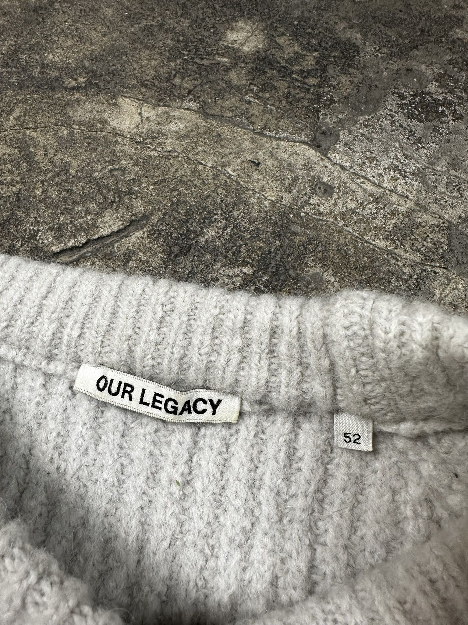 Our Legacy Our Legacy Wool Knit Heavy Chunk Raglan Sweater Size US L / EU 52-54 / 3 - 8 Thumbnail