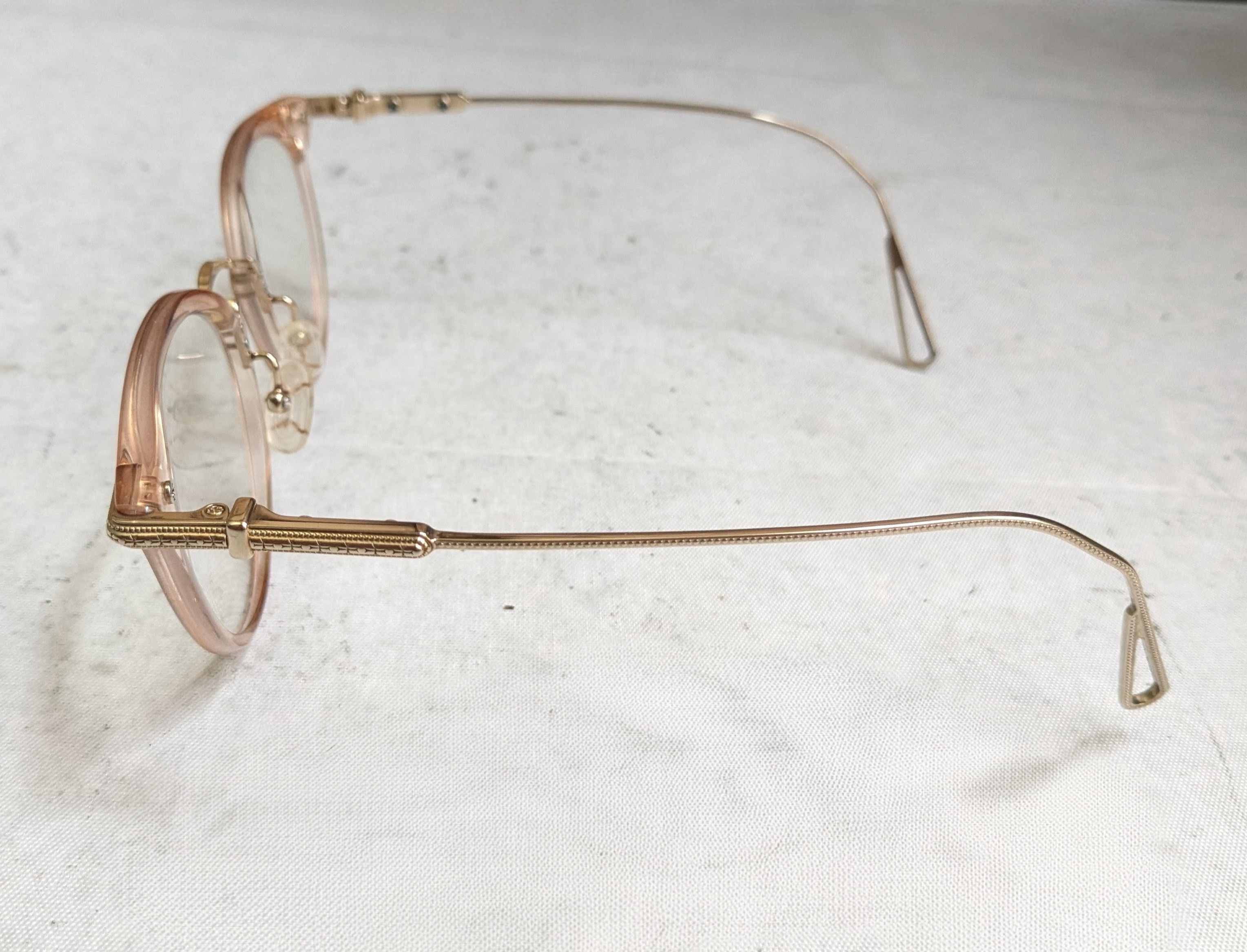 Chrome Hearts Chrome Hearts Jack On Glasses Round Pink Gold Cross Size ONE SIZE - 8 Thumbnail
