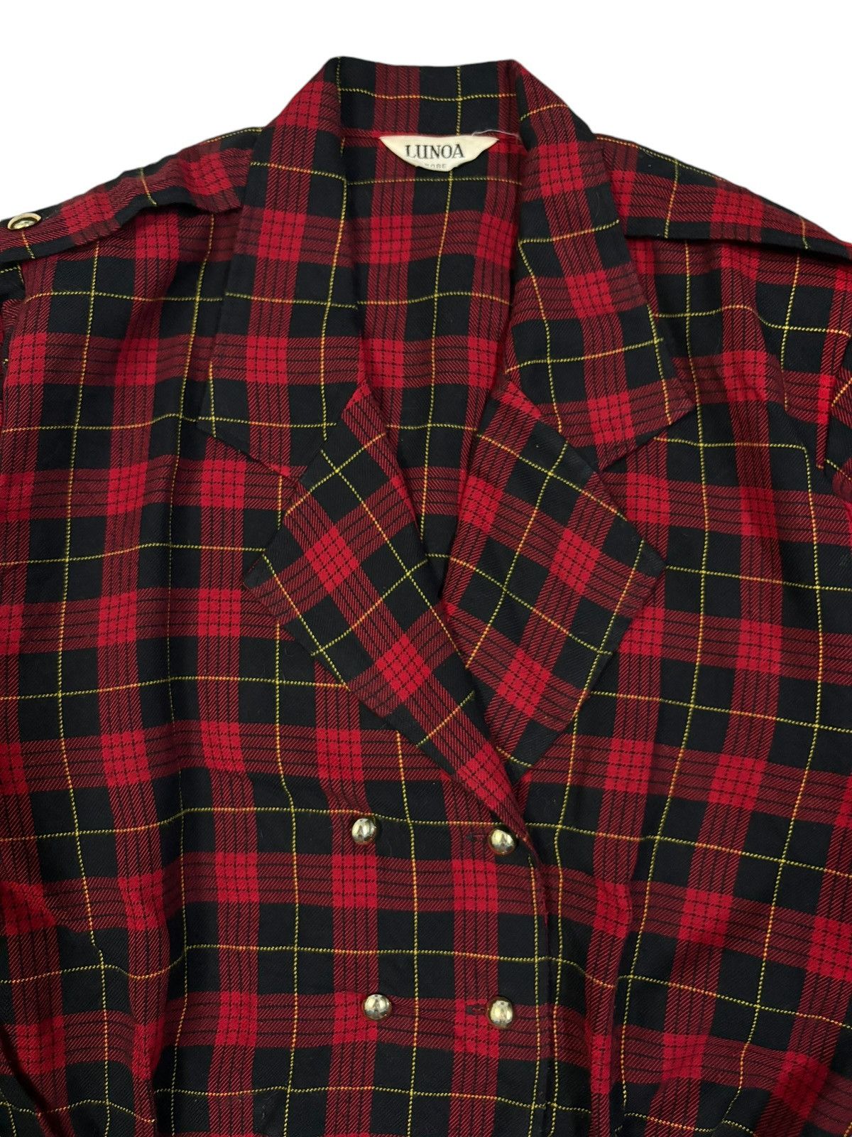 Seditionaries Japanese Brand Cropped Plaid Tartan Gothic Punk Style Jacket Size M / US 6-8 / IT 42-44 - 4 Thumbnail