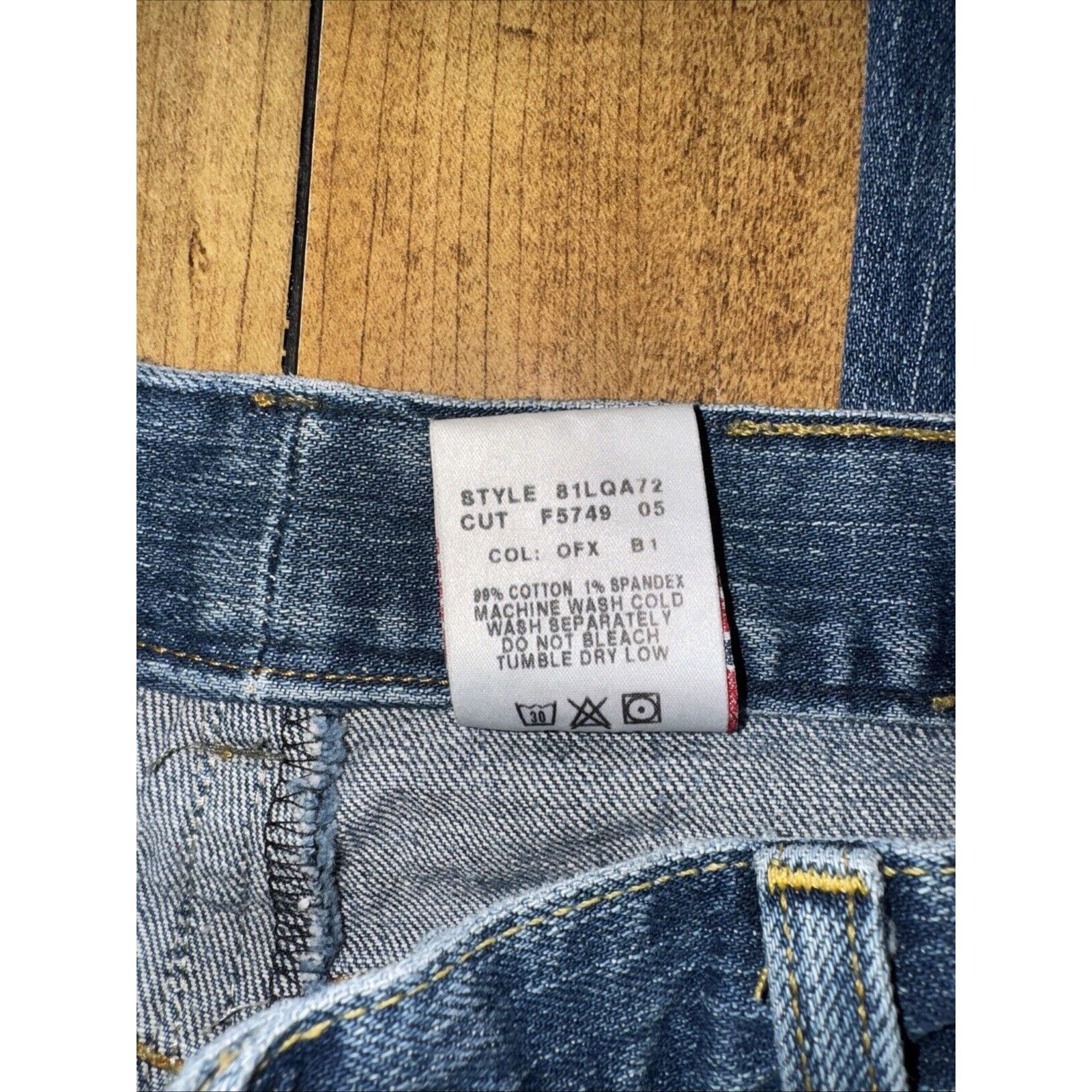 Levi's × Lucky Brand × Vintage Lucky Brand Dungarees Jeans Sweet N Low Made In USA 30x32 Size 30" / US 8 / IT 44 - 6 Thumbnail