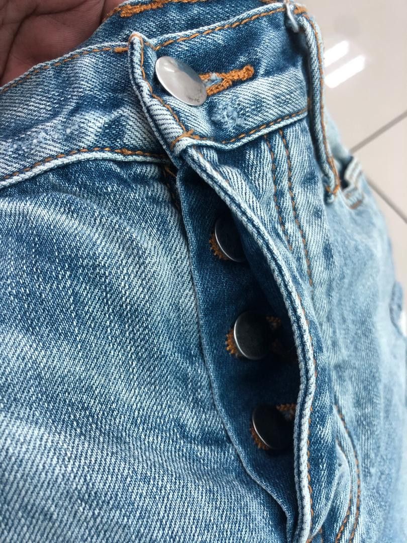 JNCO × MNML MNML distressed denim zipper leg skinny jeans size 32 Size US 32 / EU 48 - 5 Thumbnail