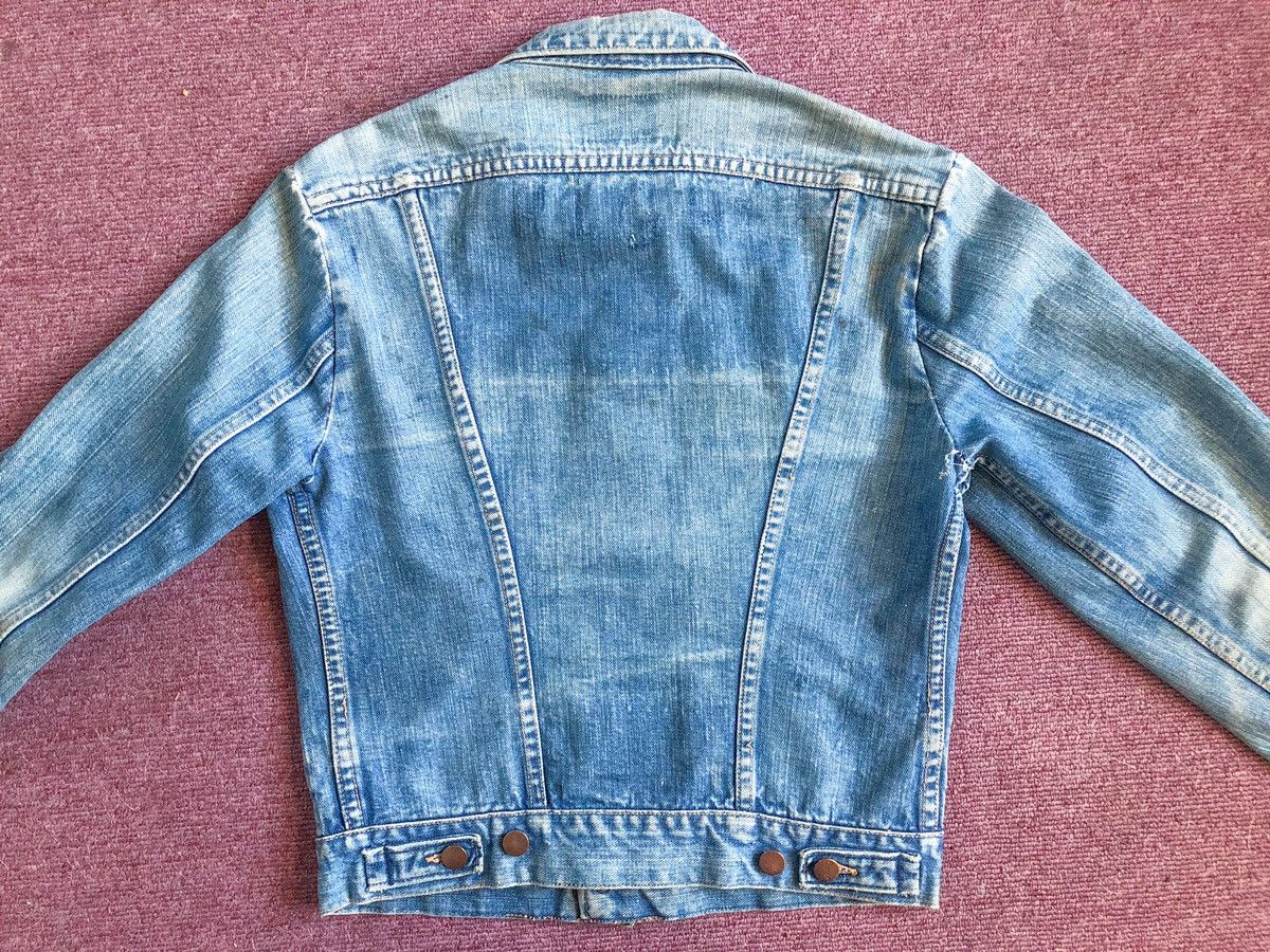 Rare × Vintage × Wrangler Vtg 60s Wrangler 124MJ Post Blue