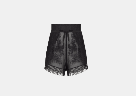 image of Dior O1Bcso1Str0524 Shorts In Black, Women's (Size 30)