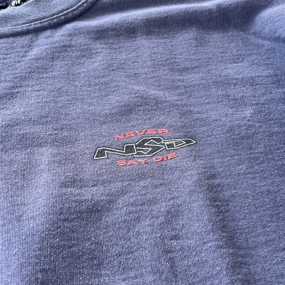 Band Tees Never Say Die Vintage Big Logo Sweater Sweatshirt Longsleeve Size US L / EU 52-54 / 3 - 6 Thumbnail