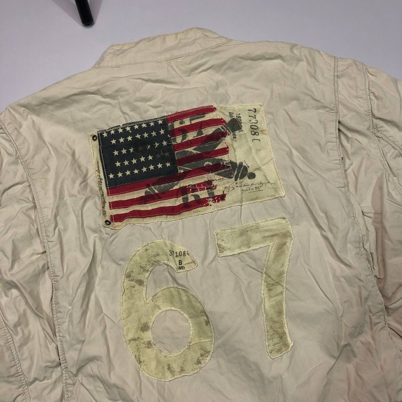 Vintage Vintage Polo Jeans Company American Flag 67 Jacket Size US L / EU 52-54 / 3 - 9 Thumbnail