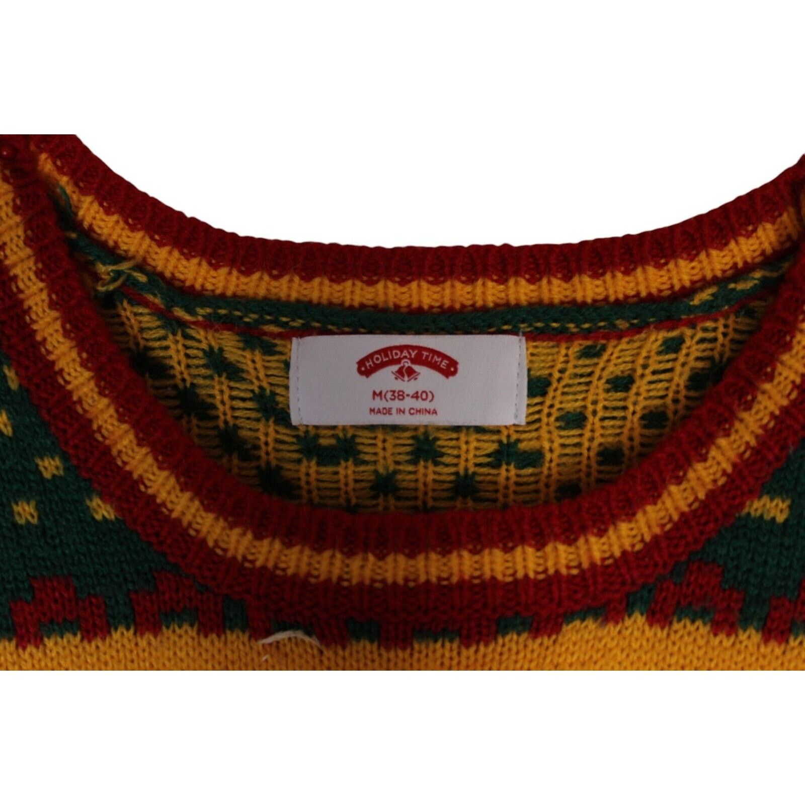 Other Christmas Ugly Sweater •Dinosaurs •Dragons Wearing Santa Cap Size US M / EU 48-50 / 2 - 5 Thumbnail