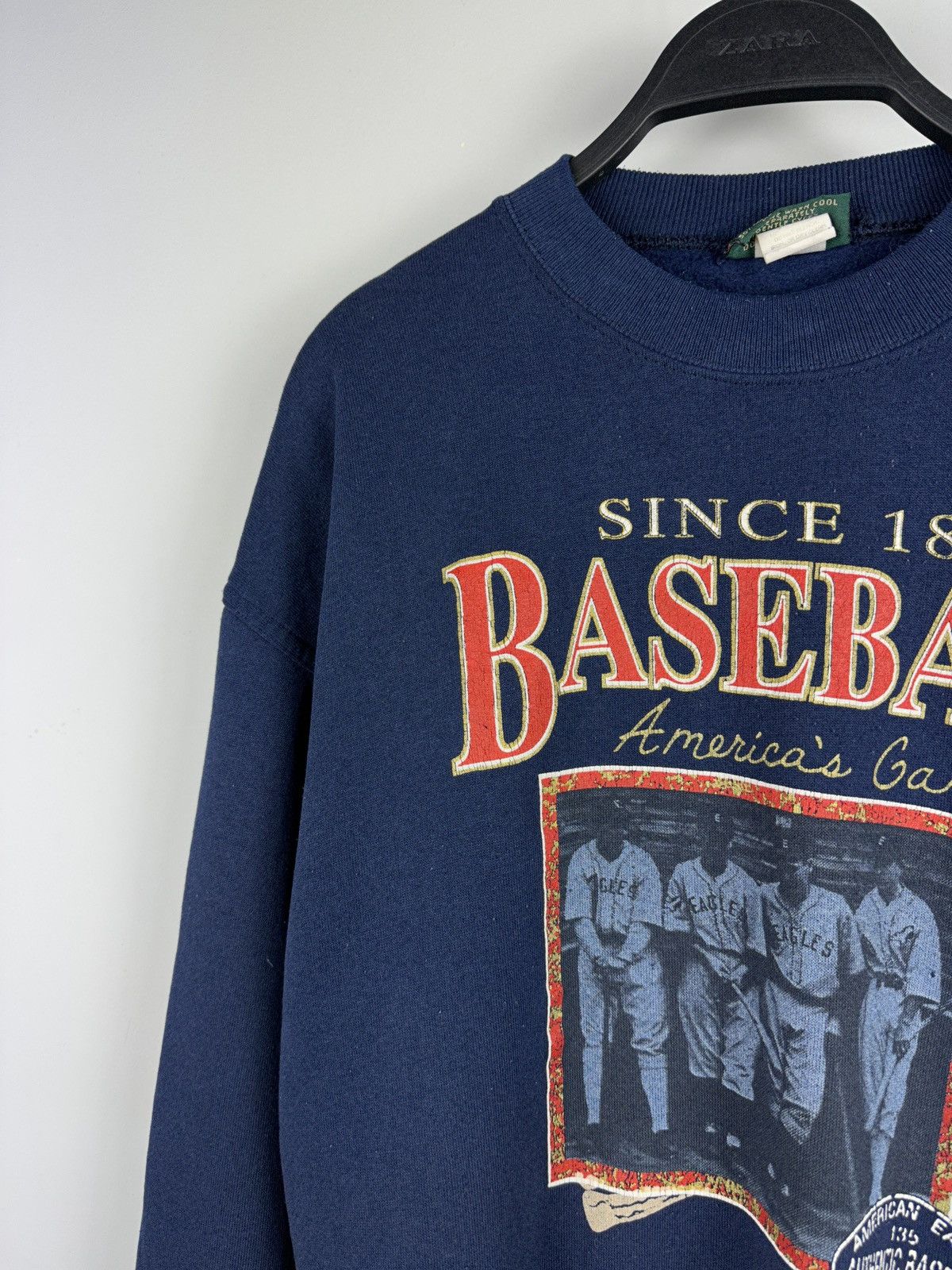American Eagle Outfitters × Vintage Vintage 90’s American Eagle Outfitters Baseball Sweatshirt Size US M / EU 48-50 / 2 - 2 Thumbnail