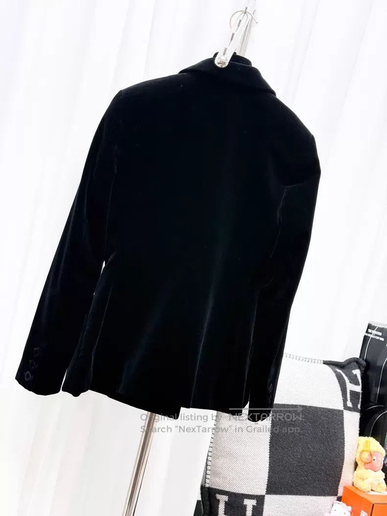 Dior Dior Velvet slim long-sleeved suit jacket Size XXS / US 00 / IT 34 - 2 Thumbnail