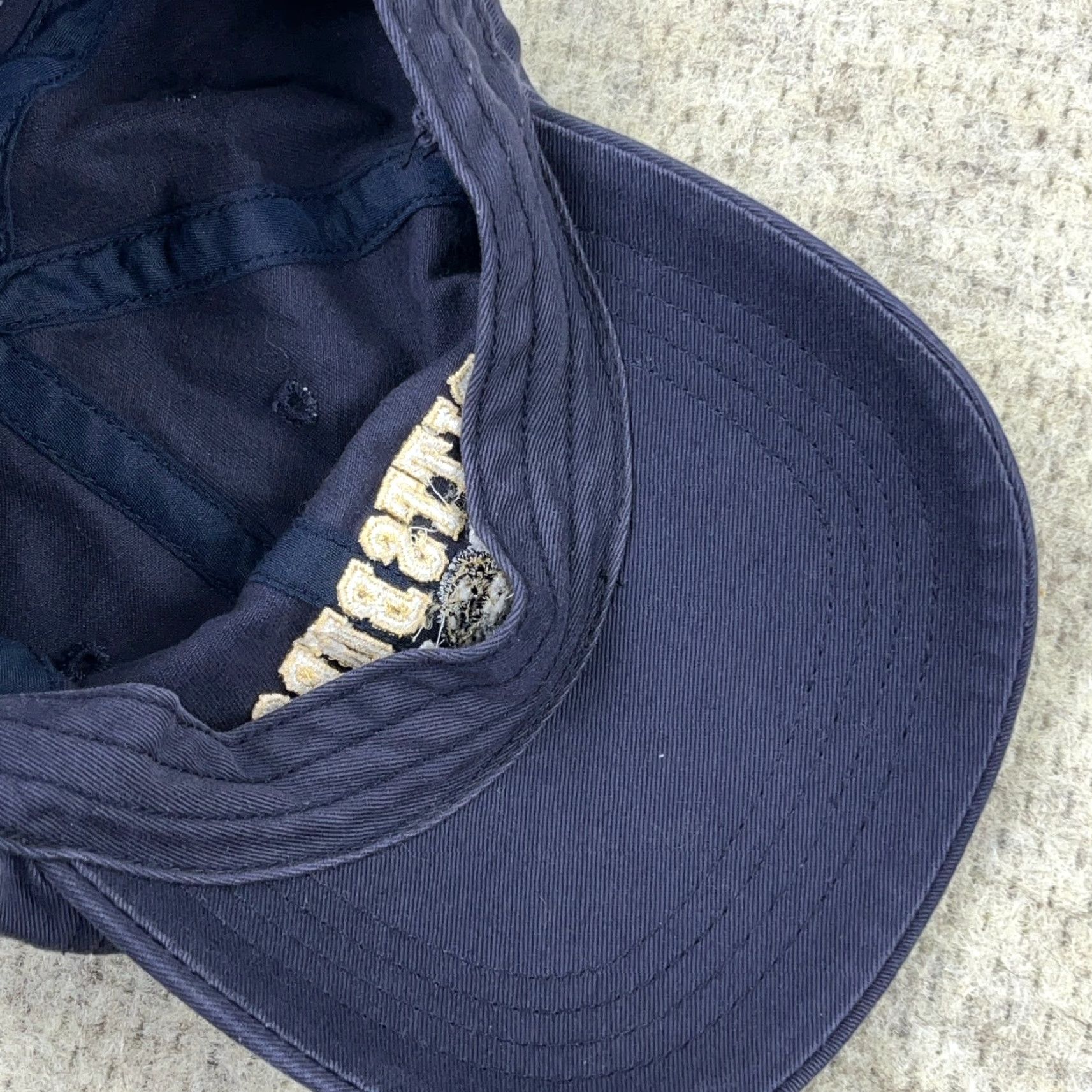 Aeropostale VINTAGE Aeropostale Hat Cap Strap Back Blue Twill Pittsburg Panthers Adult Size US 35 - 5 Thumbnail