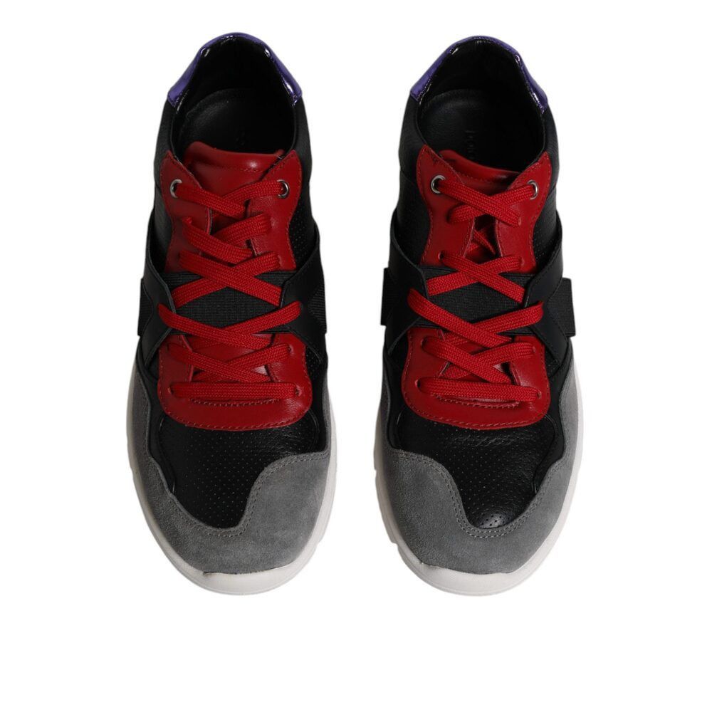 Dolce & Gabbana Dolce & Gabbana Multicolor Leather Suede Low Top Sneakers Sh Size US 8 / EU 41 - 3 Thumbnail