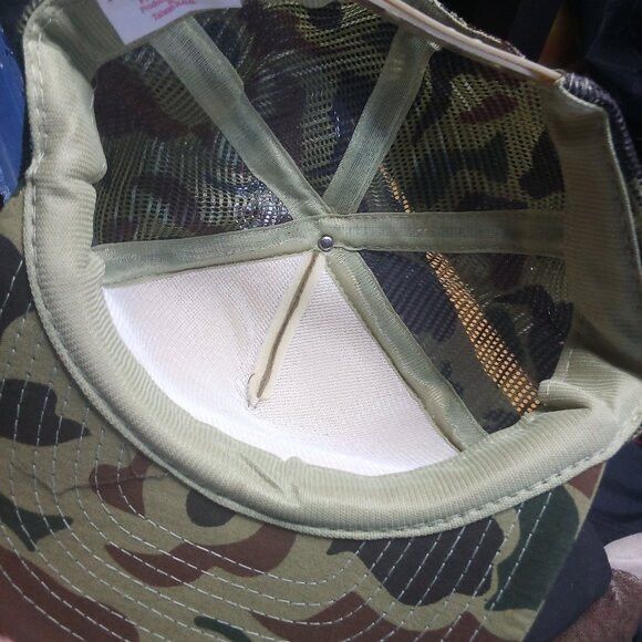 Other DS Vintage Aim For Profits Camouflage Snap Trucker Hat Cap Size ONE SIZE - 5 Thumbnail