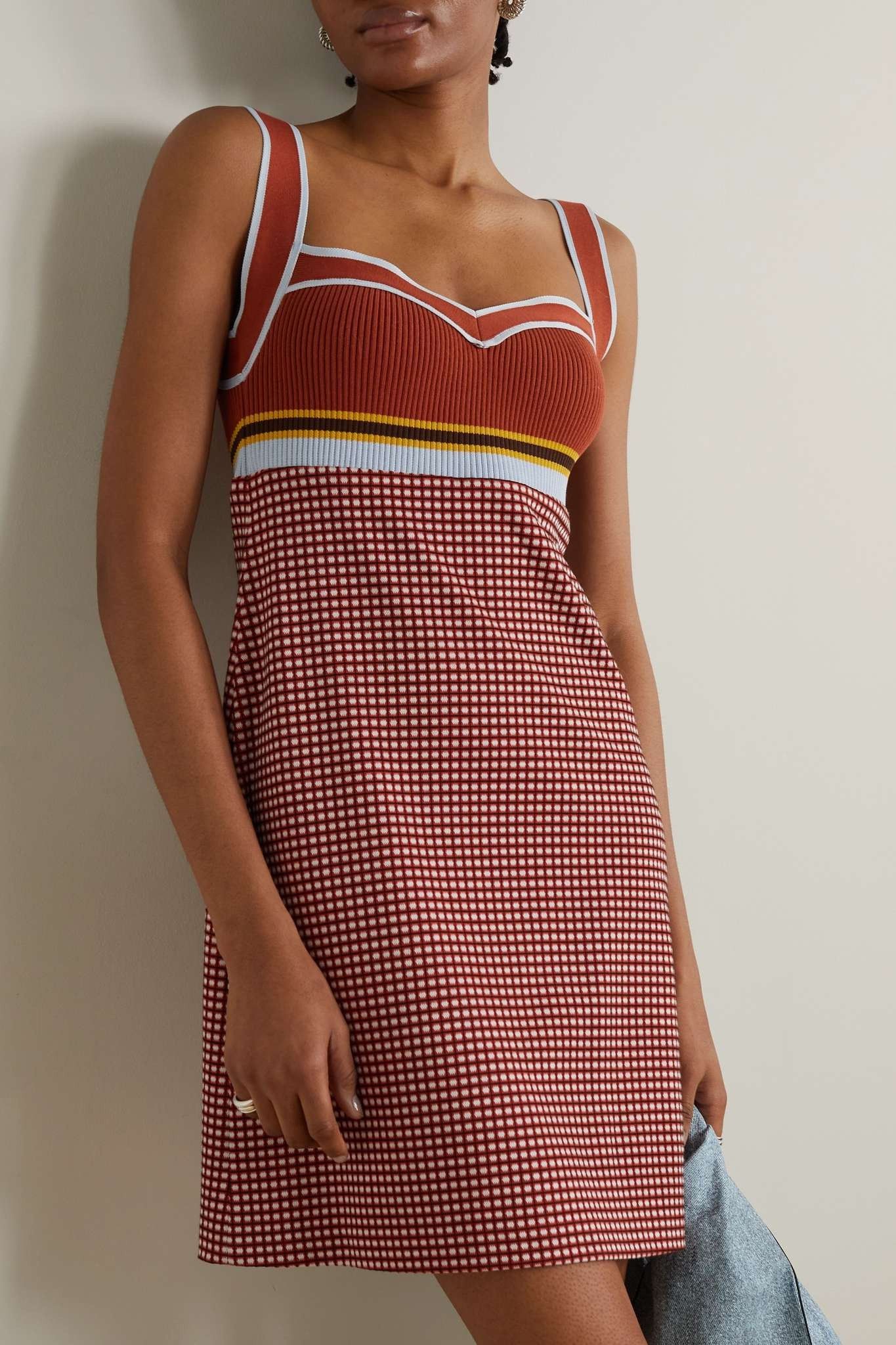Marni o1y1025 Mini Dress in Multicolor Size XS / US 0-2 / IT 36-38 - 2 Thumbnail