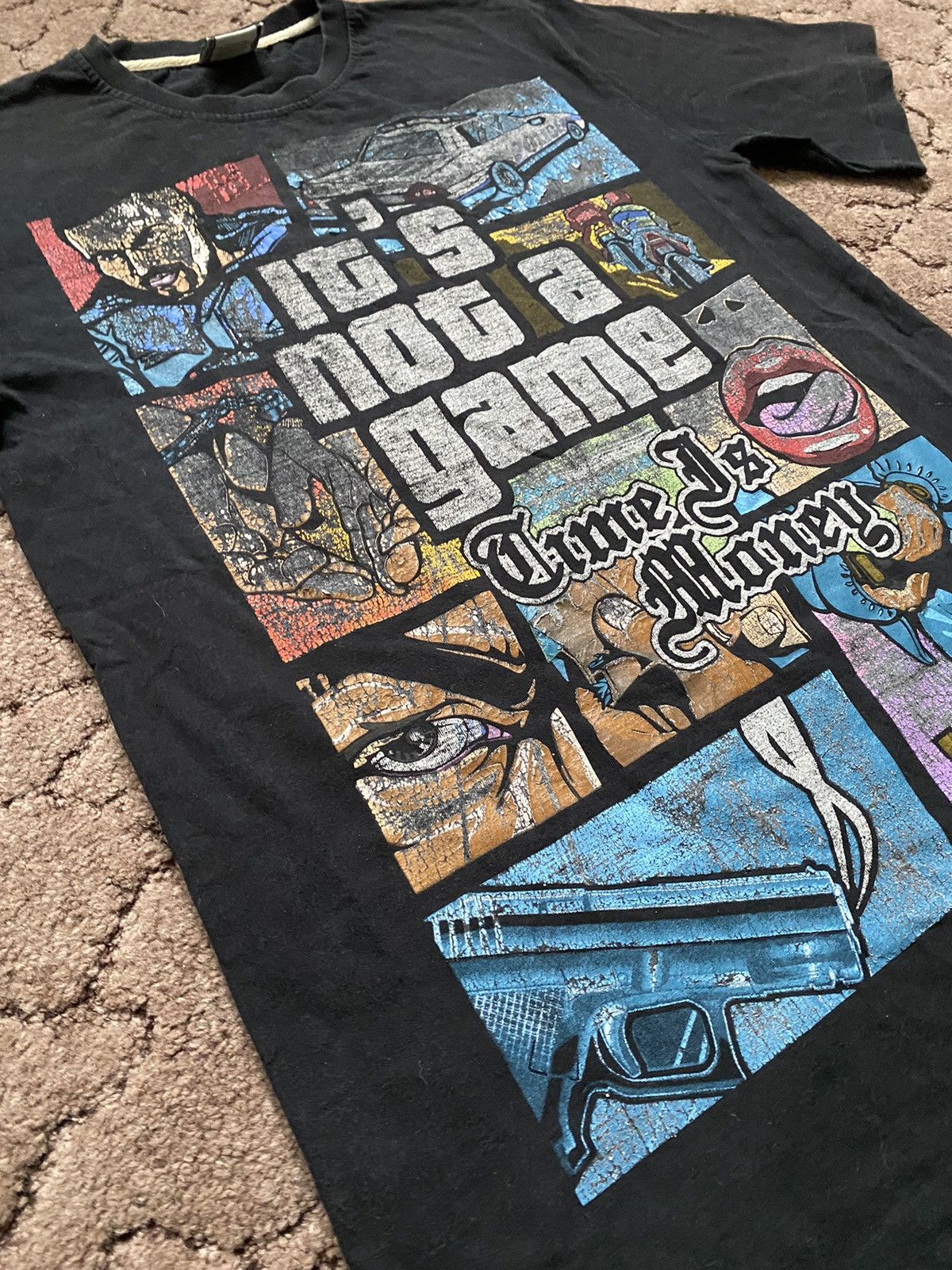 Rockstar Games × Vintage 🔥VINTAGE GTA Grand Theft Auto Big logo T-shirt Size US XL / EU 56 / 4 - 2 Thumbnail