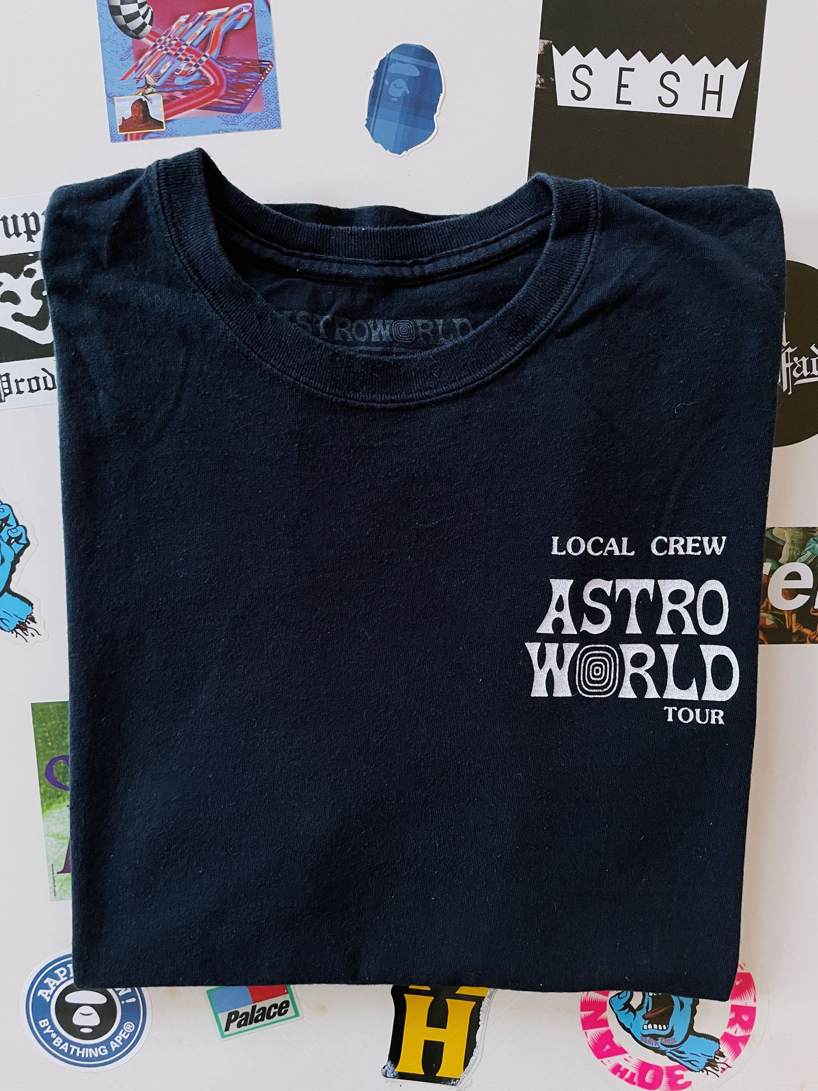 Band Tees × Travis Scott Travis Scott Astroworld Tour Local Crew T-shirt Size US XL / EU 56 / 4 - 5 Thumbnail