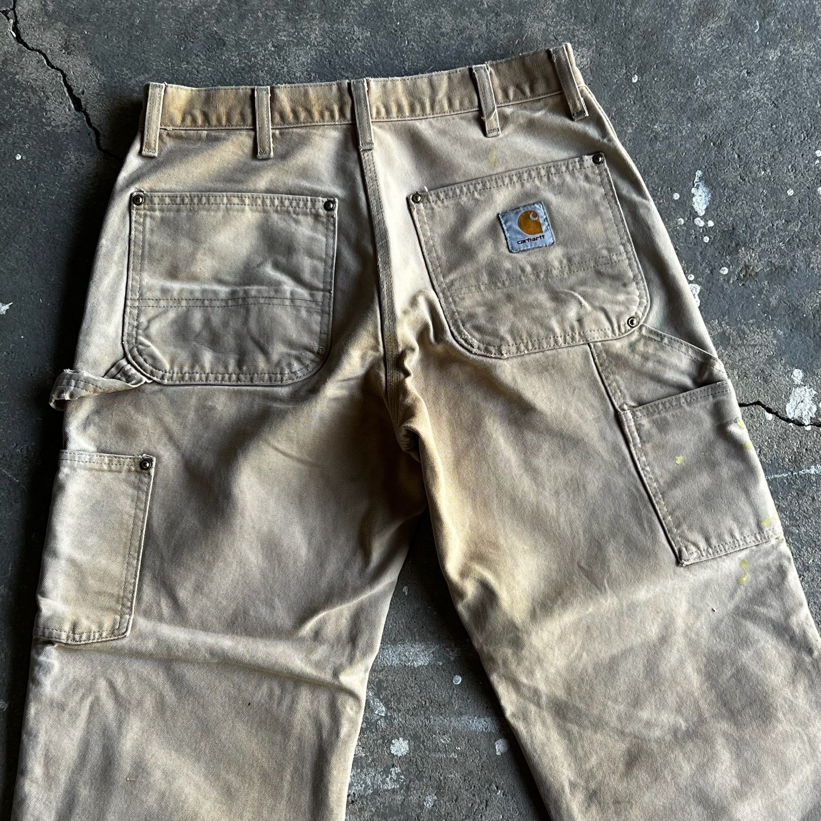 Carhartt × Vintage Carhartt brown double knee work wear carpenter pants Size US 30 / EU 46 - 5 Thumbnail