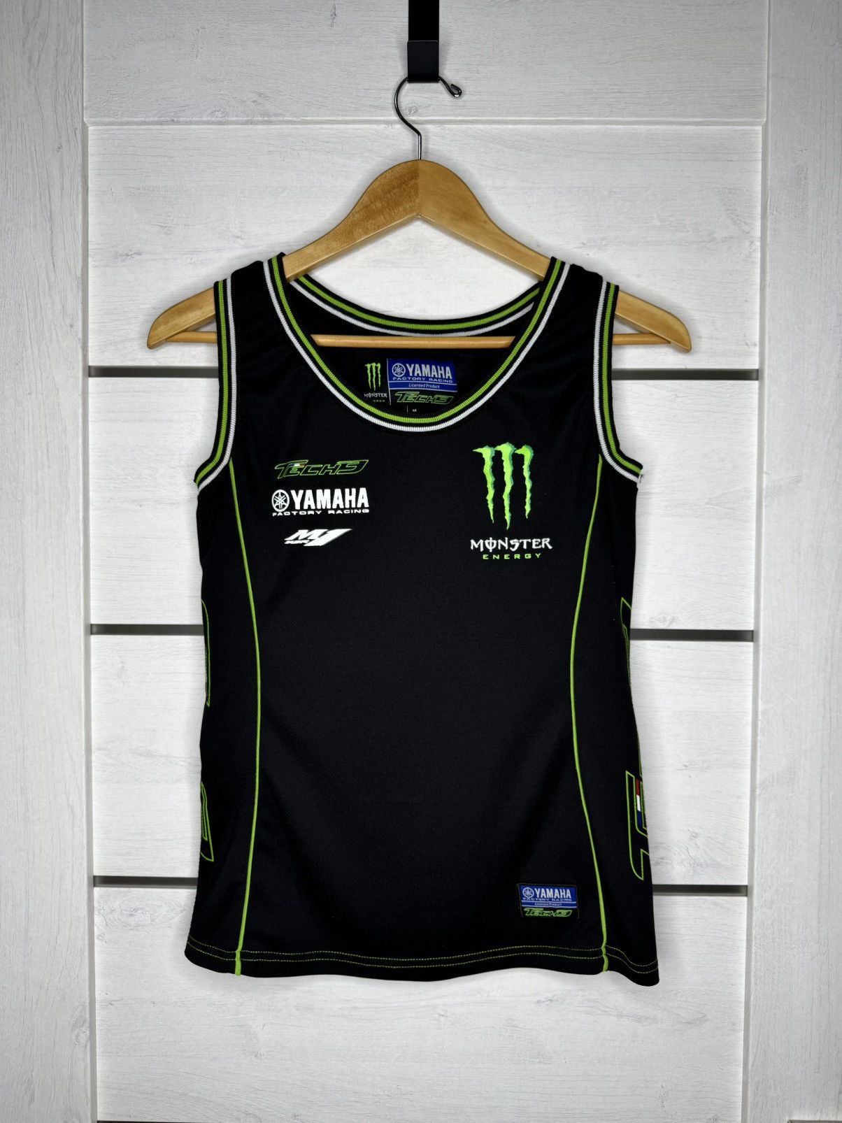 Yamaha Vintage Yamaha Racing Tech3 Monster Energy Tank Top T-Shirt Size US M / EU 48-50 / 2 - 1 Thumbnail