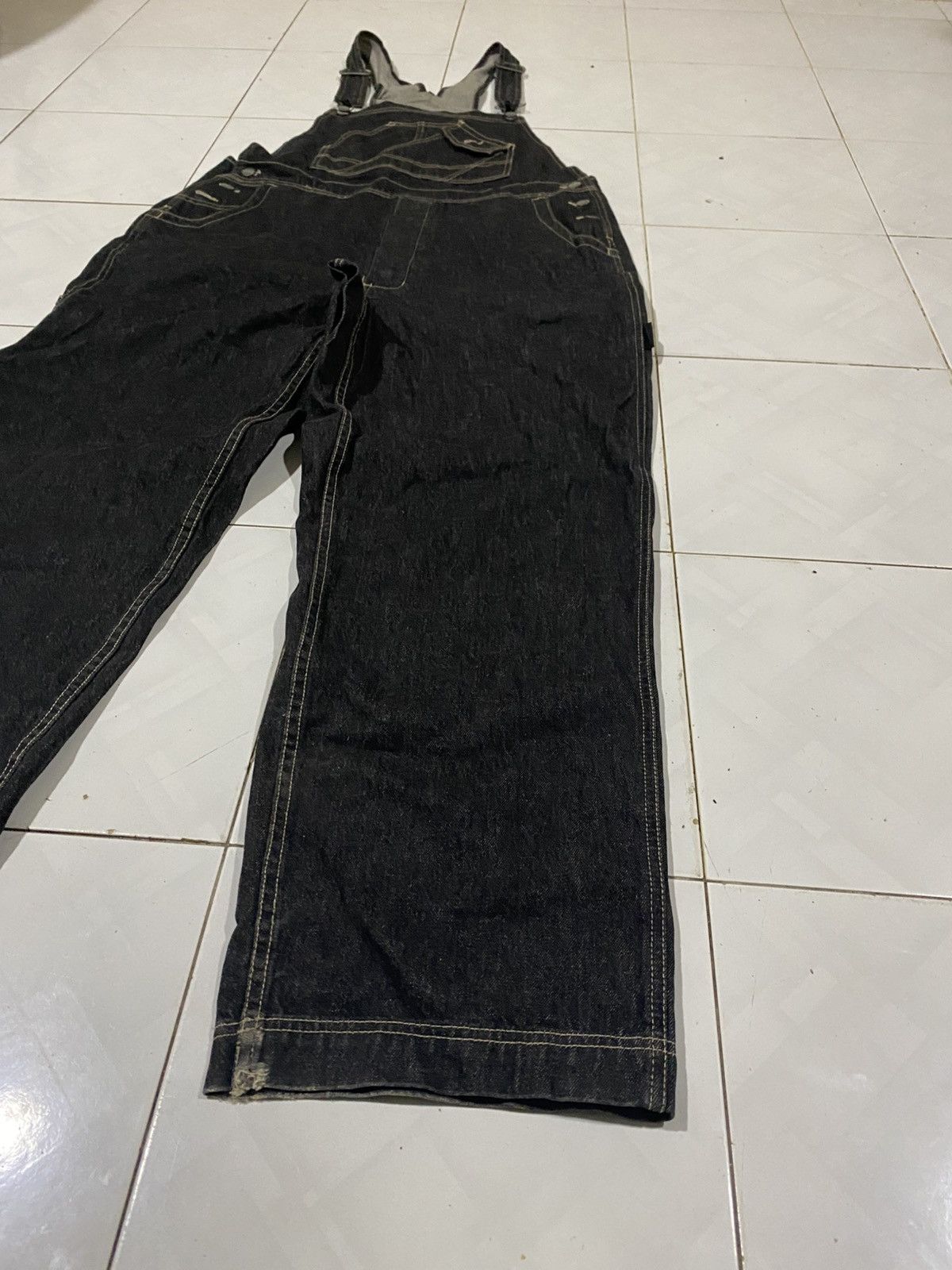 Sean John Y2K Sean John Baggy Carpenter Overalls Denim Size US 41 - 4 Thumbnail